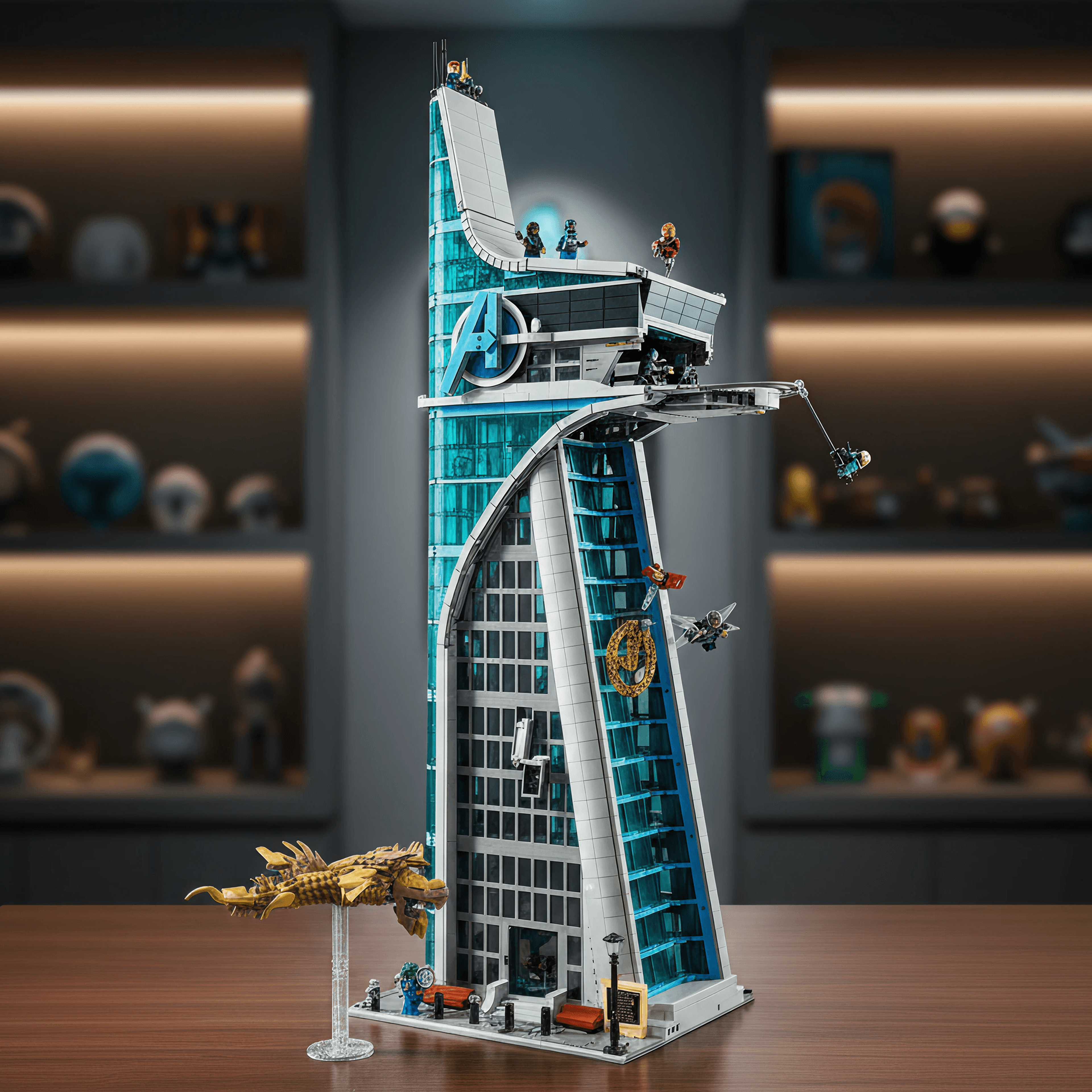 marvel classic tower building blocks architecture set 5201 pieces