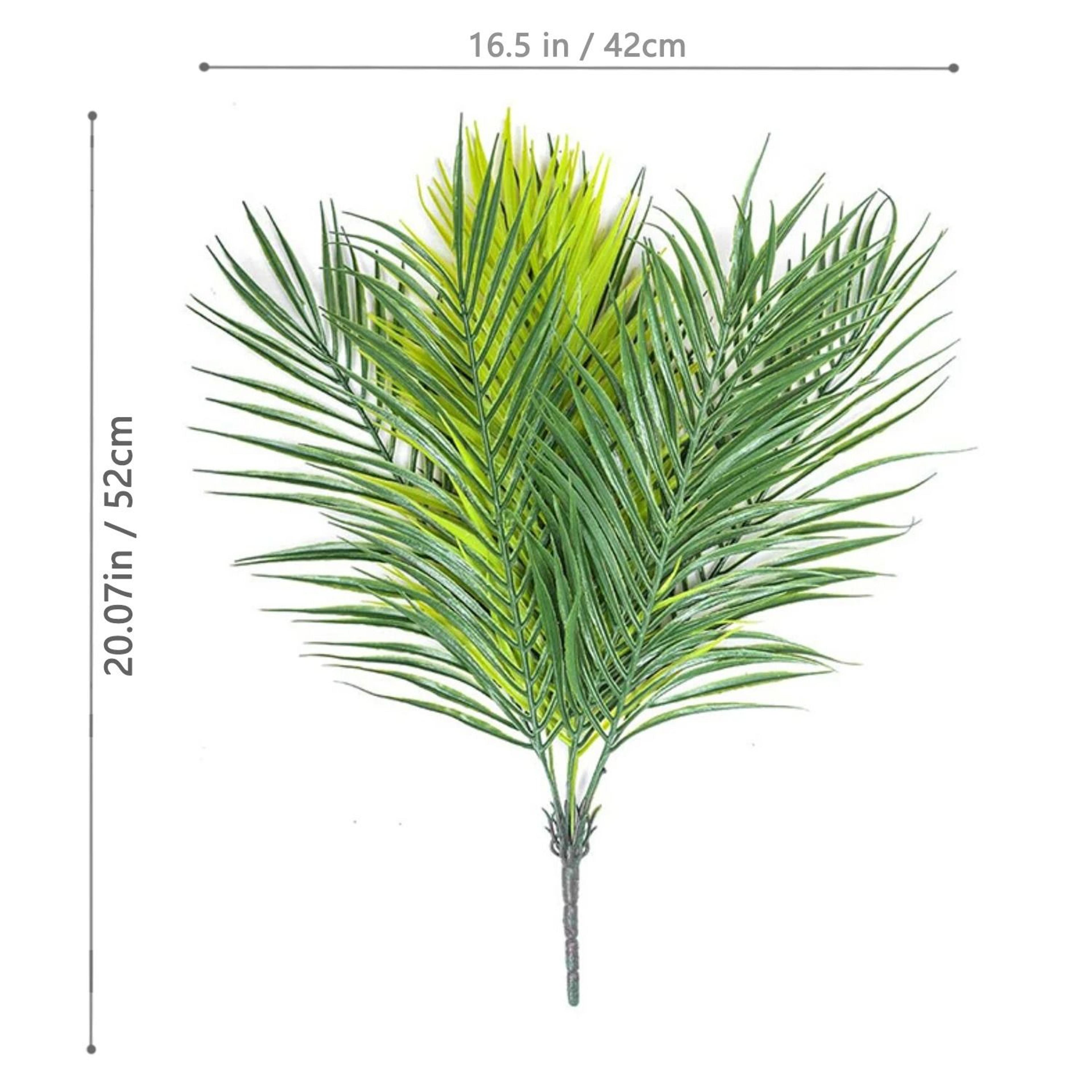 artificial palm tree large tropical plant decor with realistic palm leaves