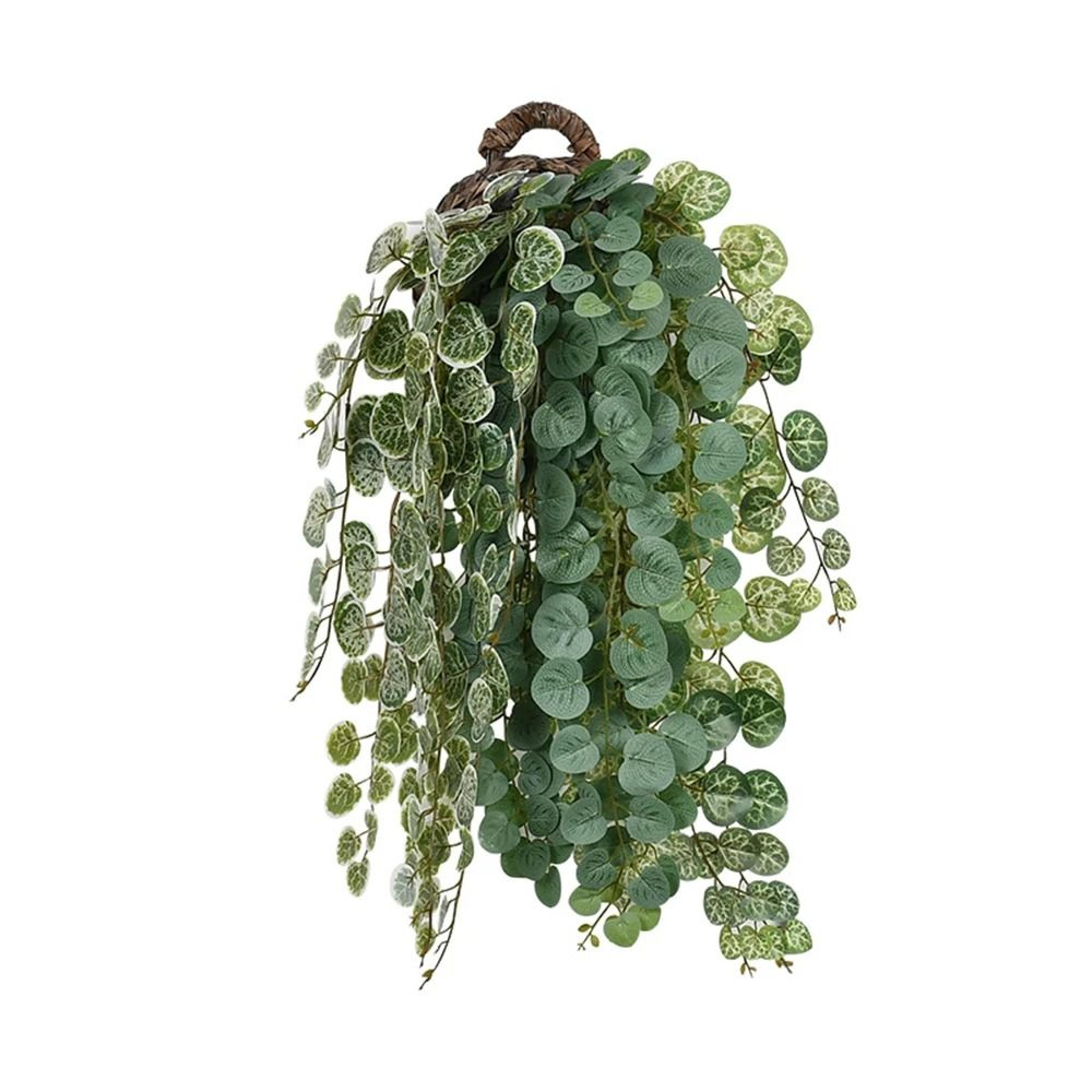 artificial eucalyptus hanging vines greenery wall decor plant