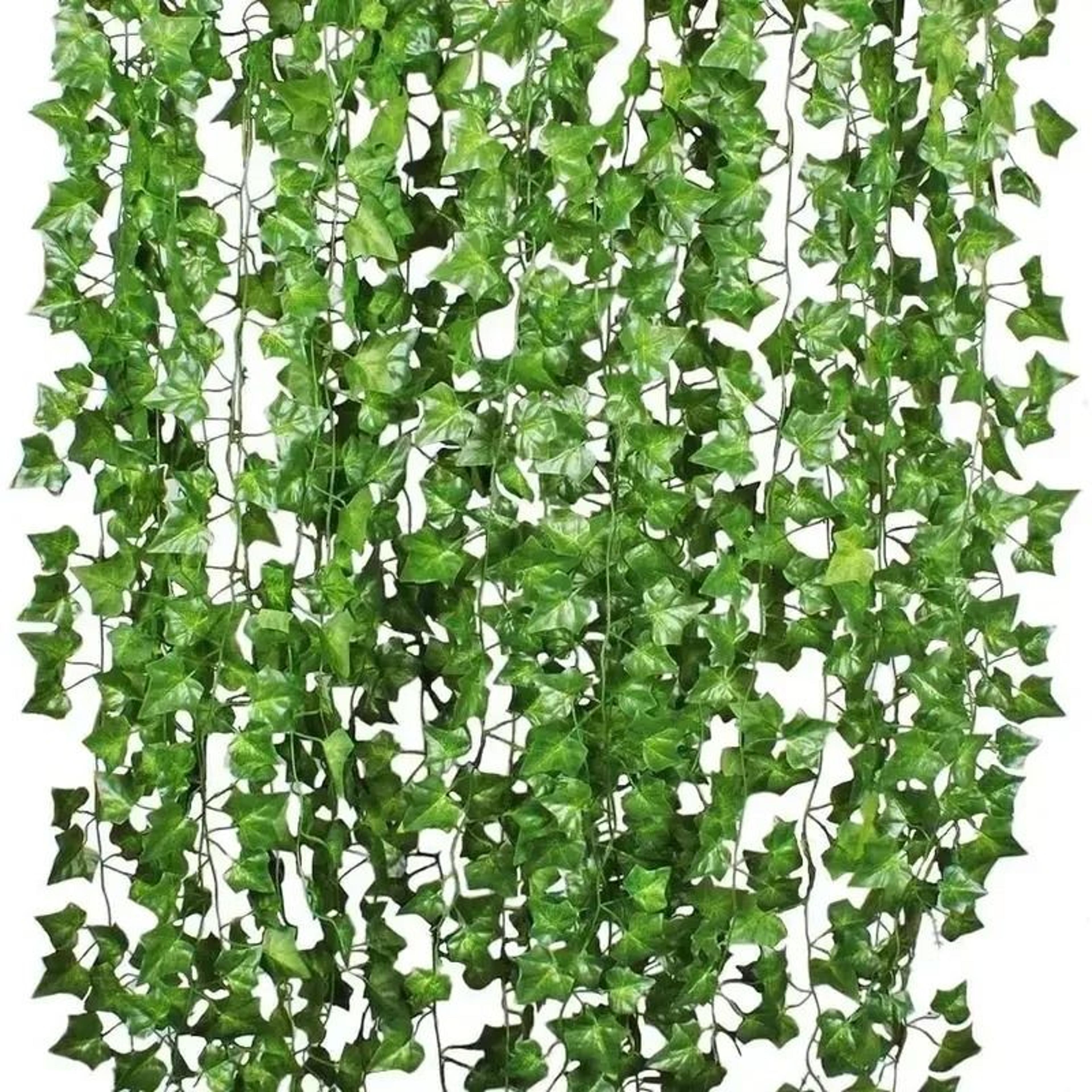 artificial ivy garland fake hanging vines greenery wall decor