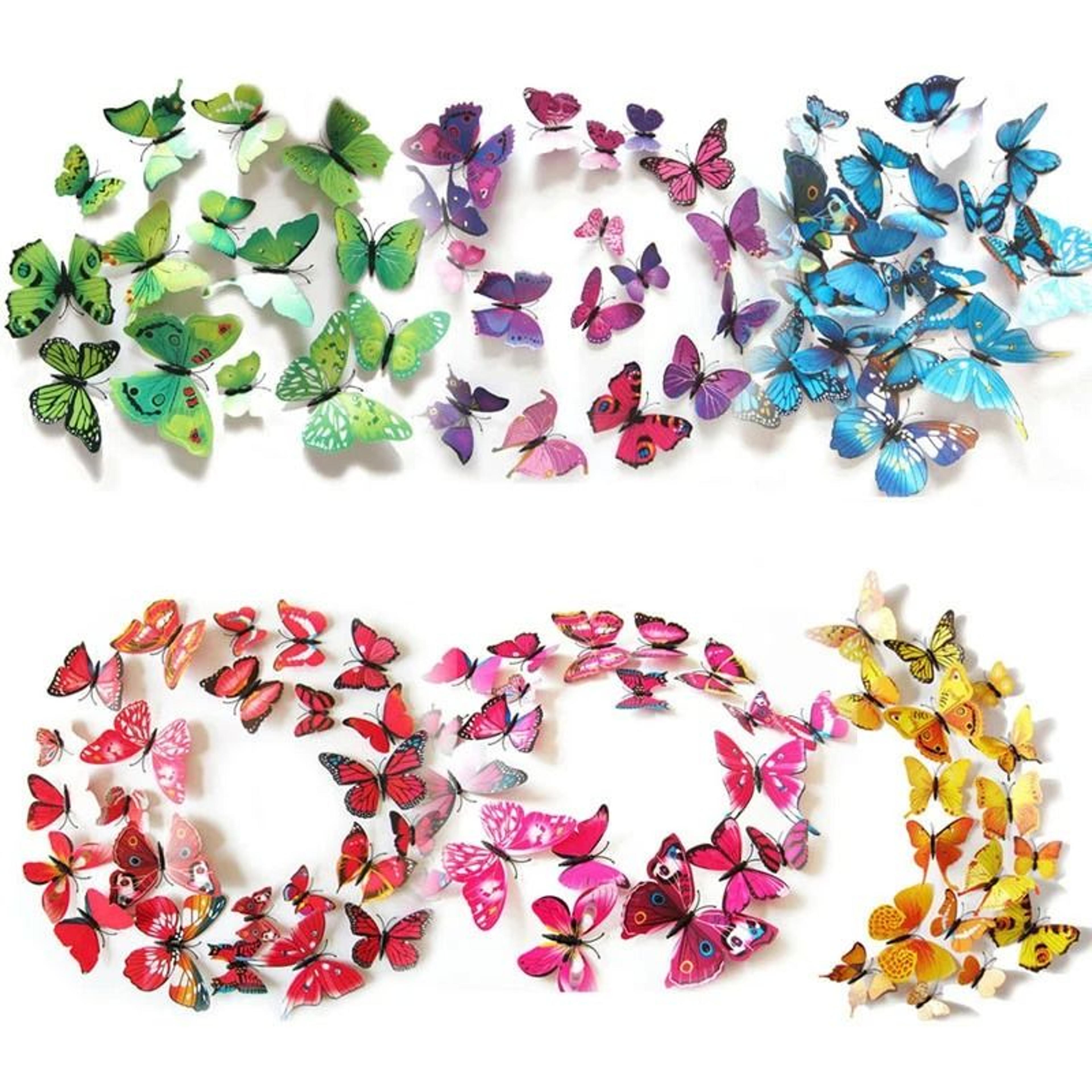 3d butterfly wall stickers magnetic butterfly decor for fridge and home