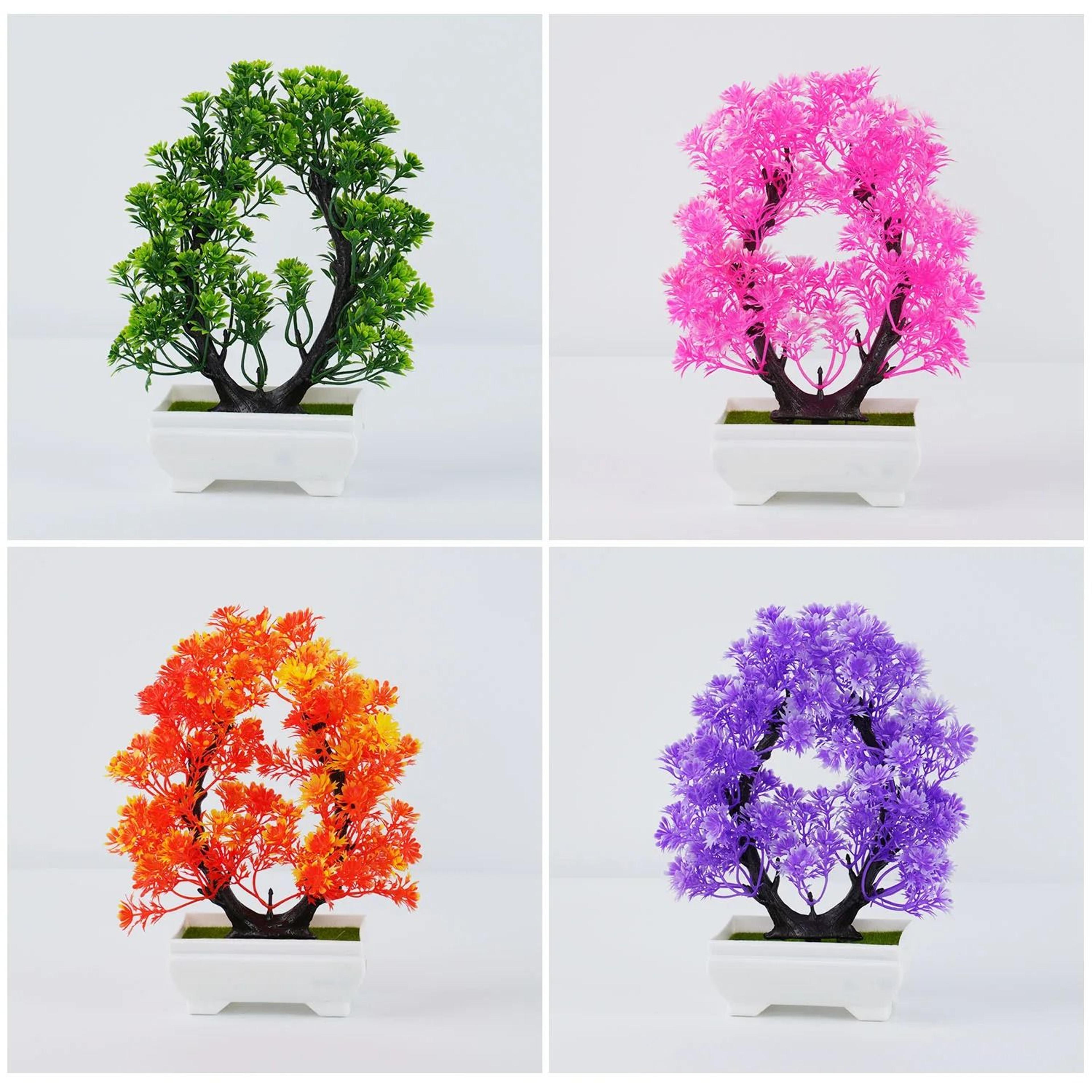 artificial bonsai plant small potted tree fake plant home decor