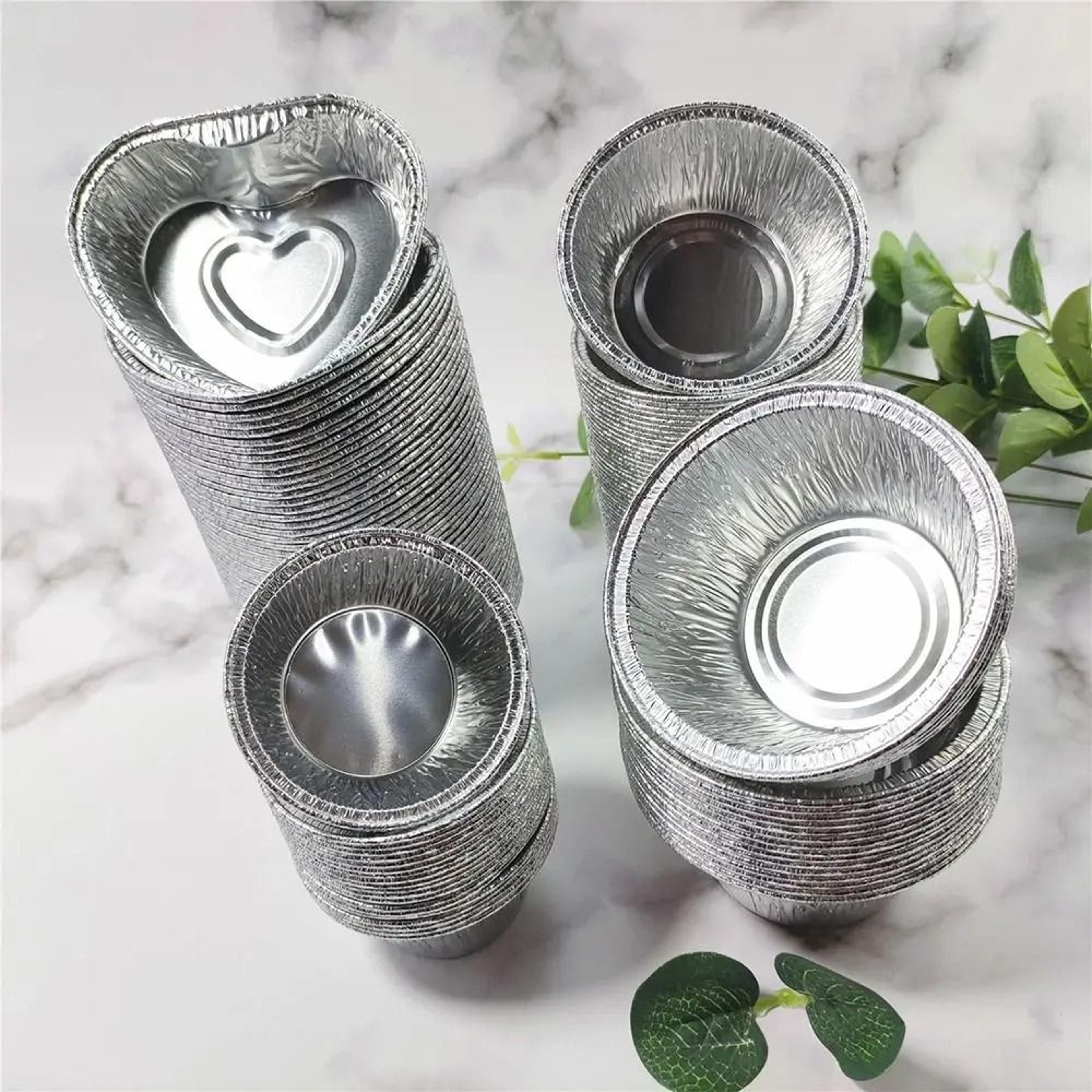foil cupcake liners non stick muffin baking cups disposable wrappers pack of 50