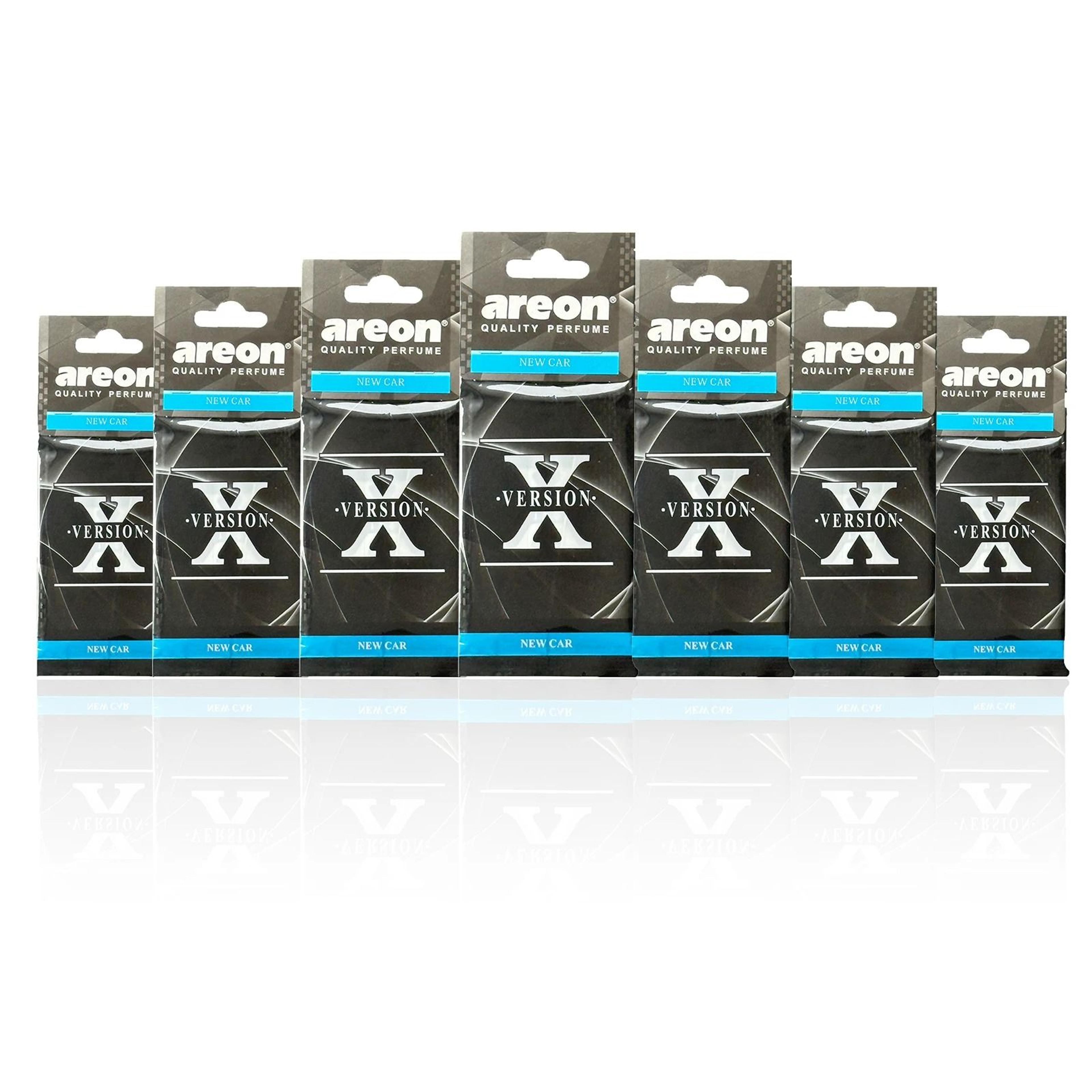 aeron natural tea scent hanging car air freshener paper pack