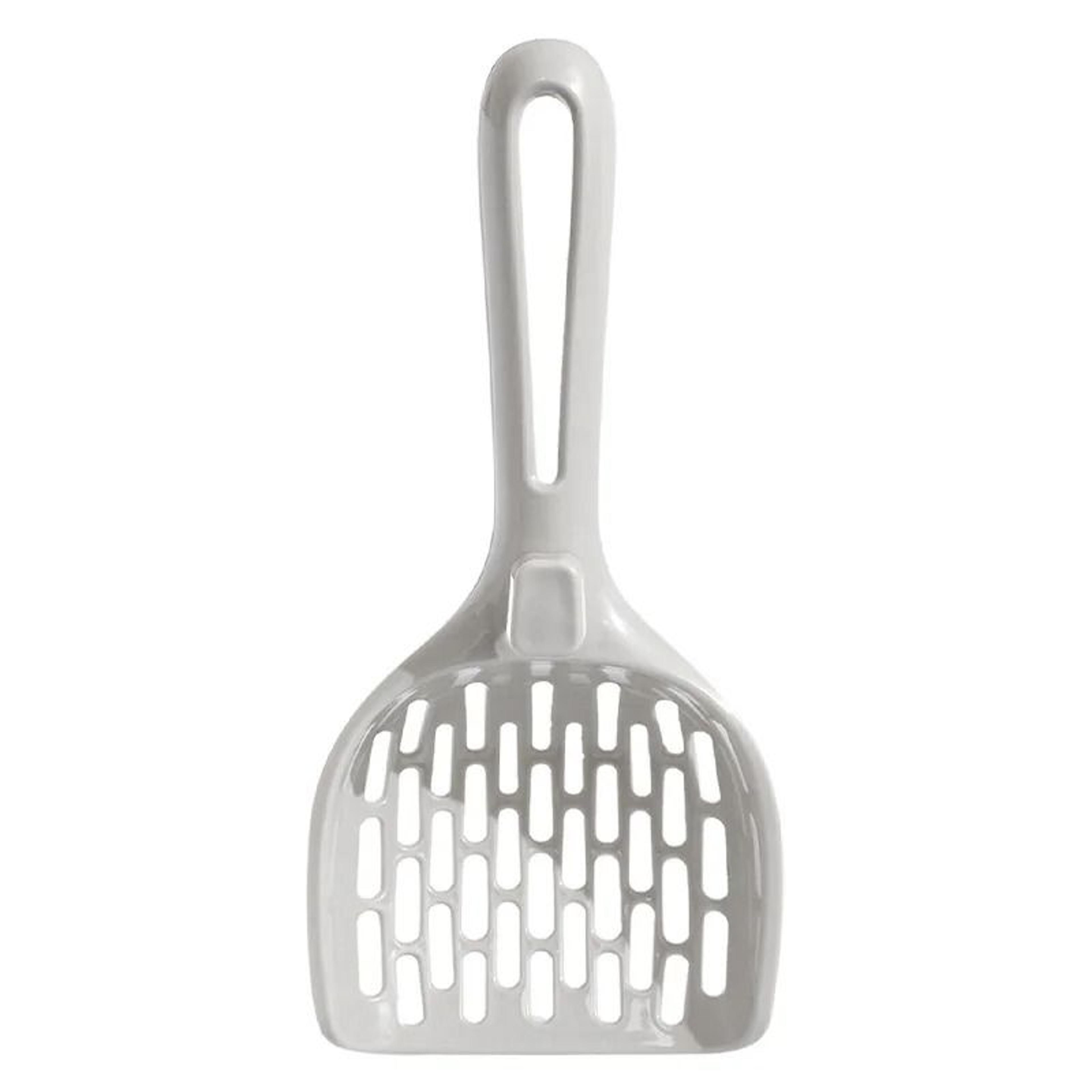 self cleaning cat litter scoop with storage base