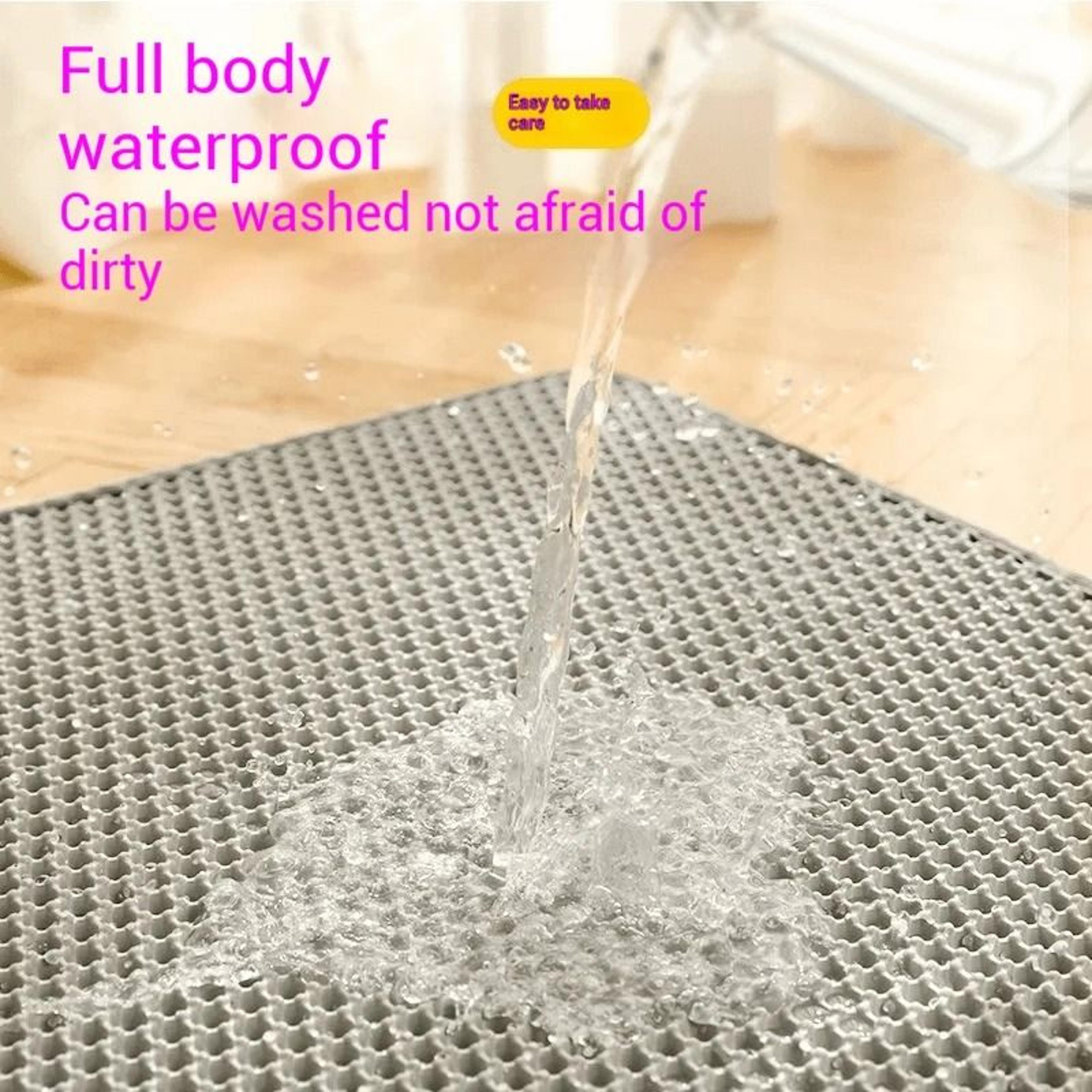 waterproof double layer cat litter mat for easy clean floors