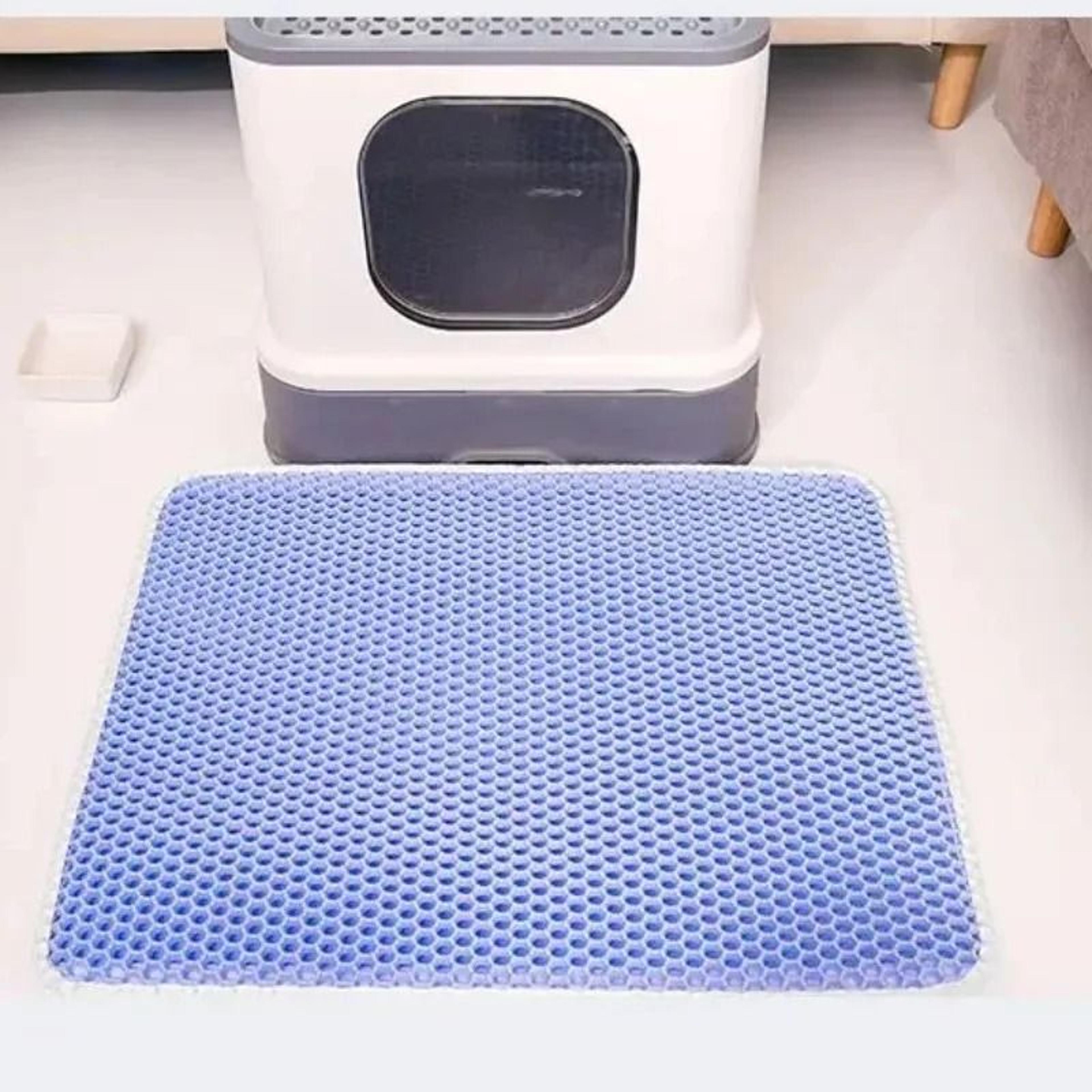 double layer honeycomb cat litter mat floor protector