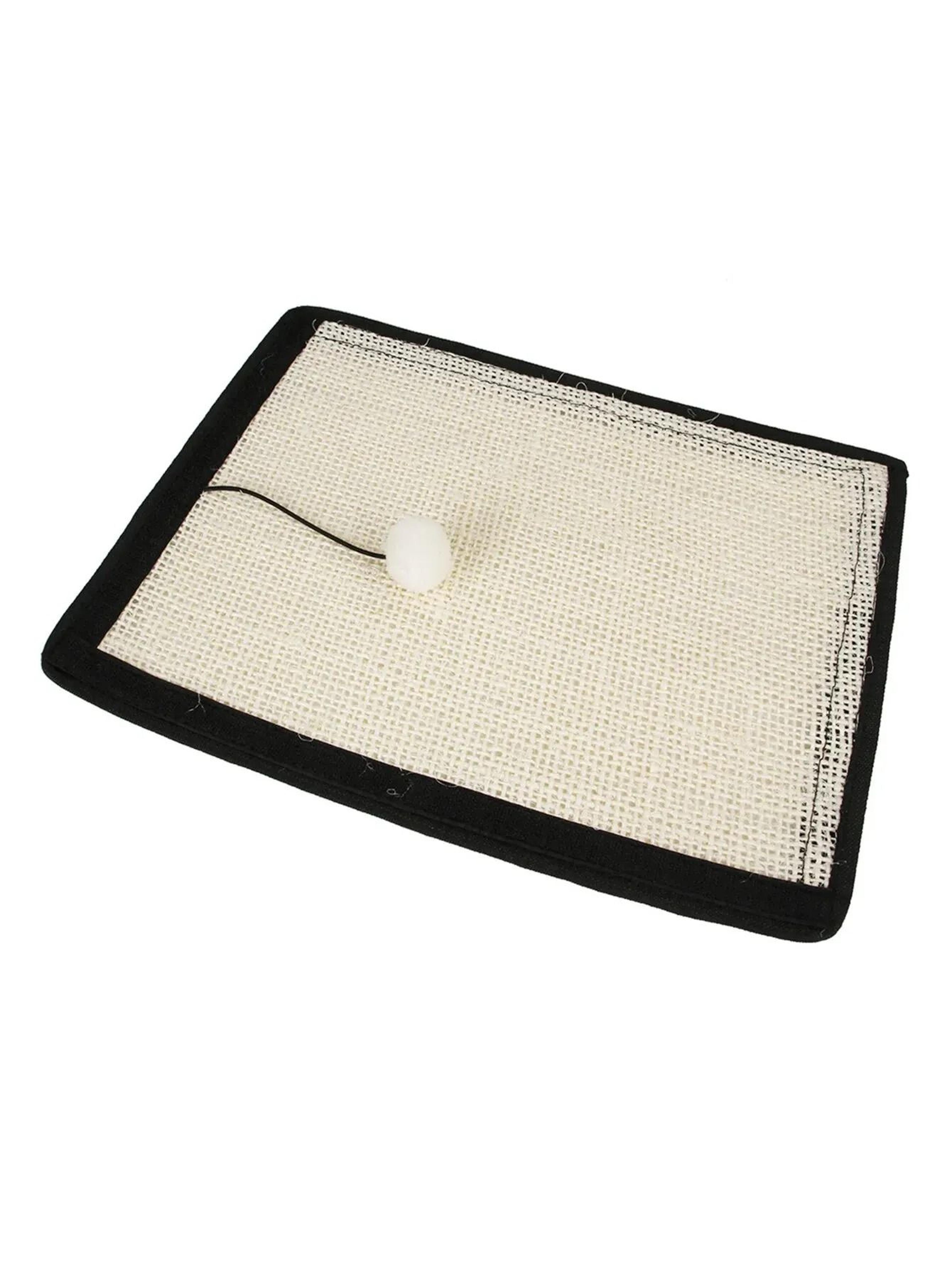natural sisal cat scratcher mat indoor claw grinding pad furniture protector