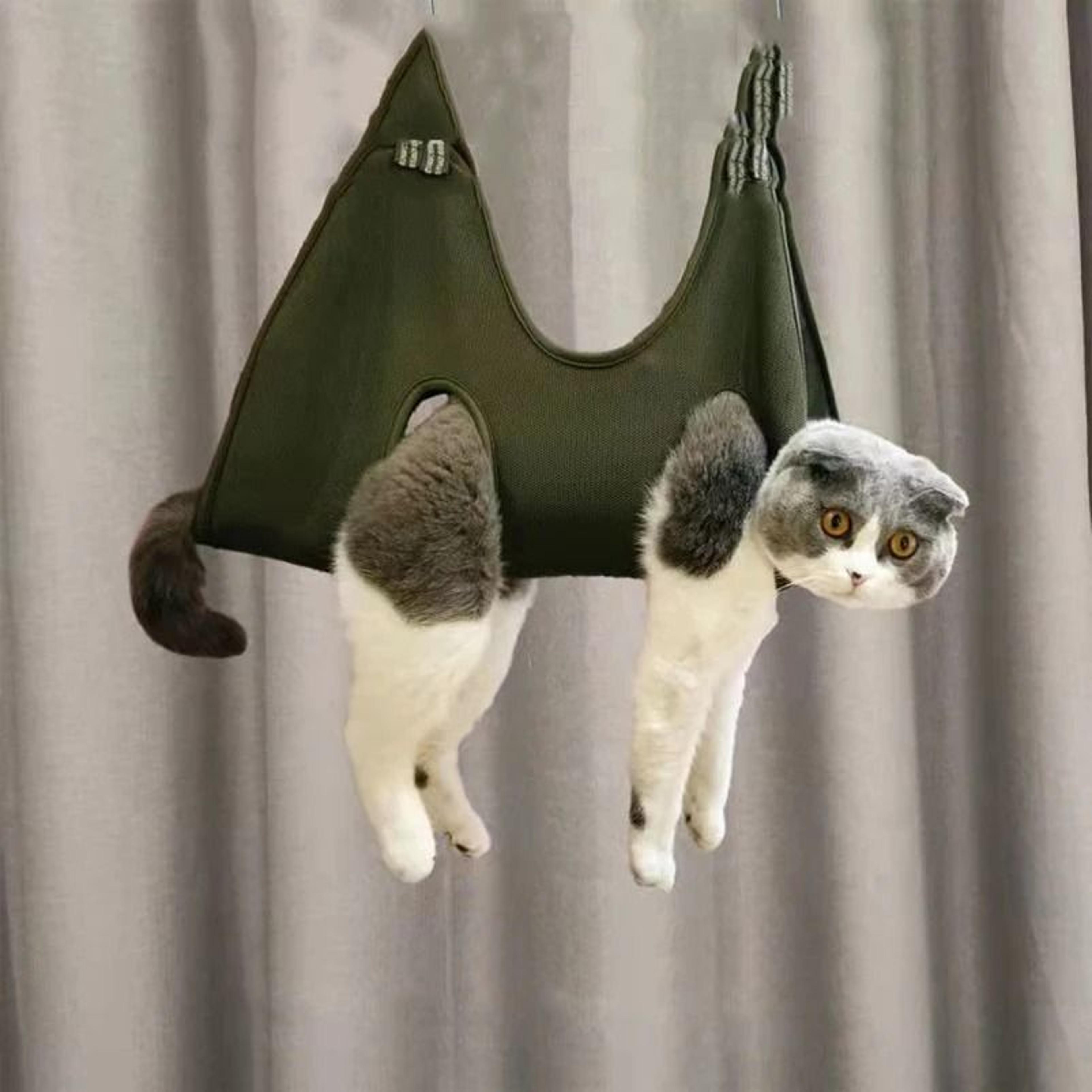 calmcare pet grooming hammock for dogs and cats