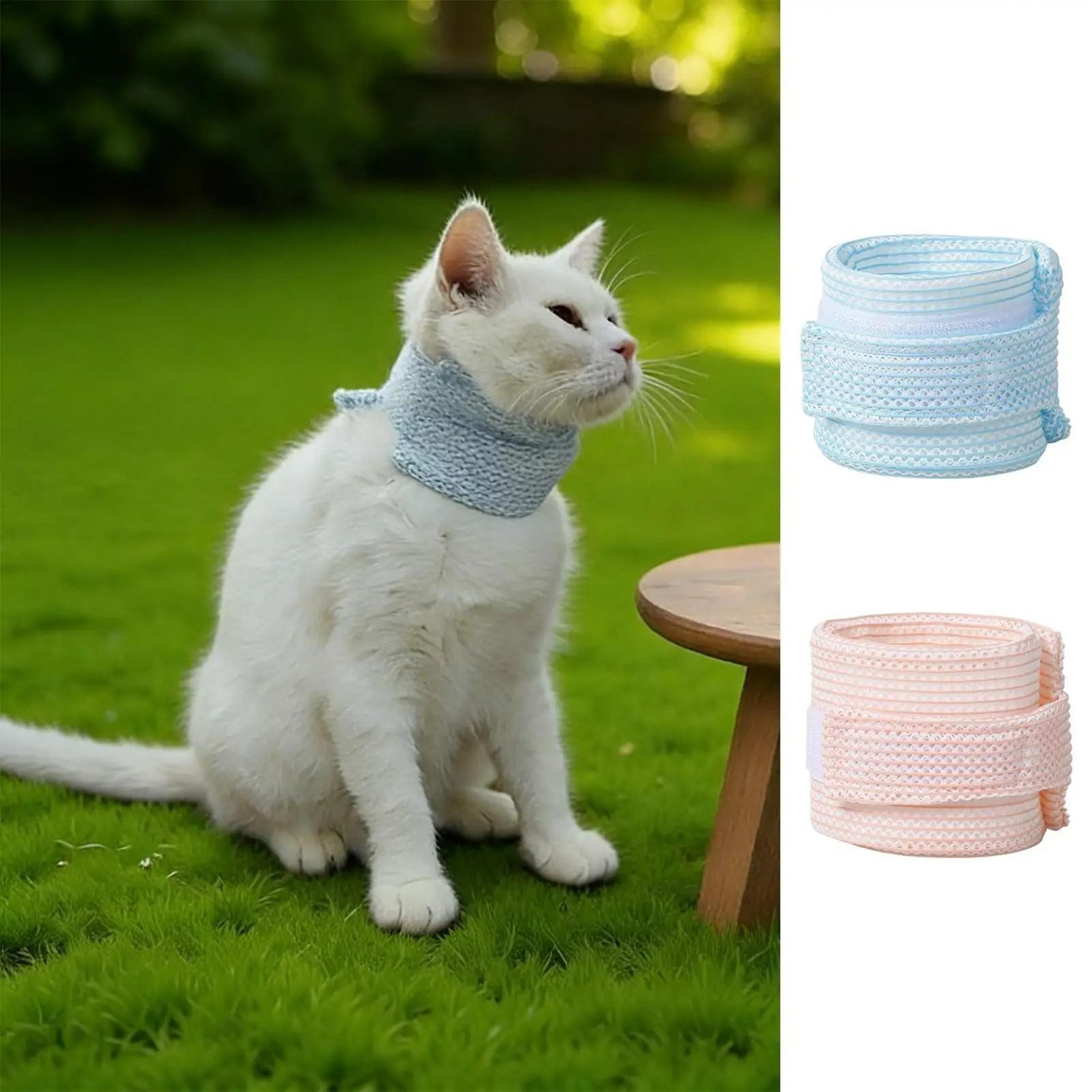 washable waterproof cat neck brace cone collar for kittens puppies wound protection and recovery