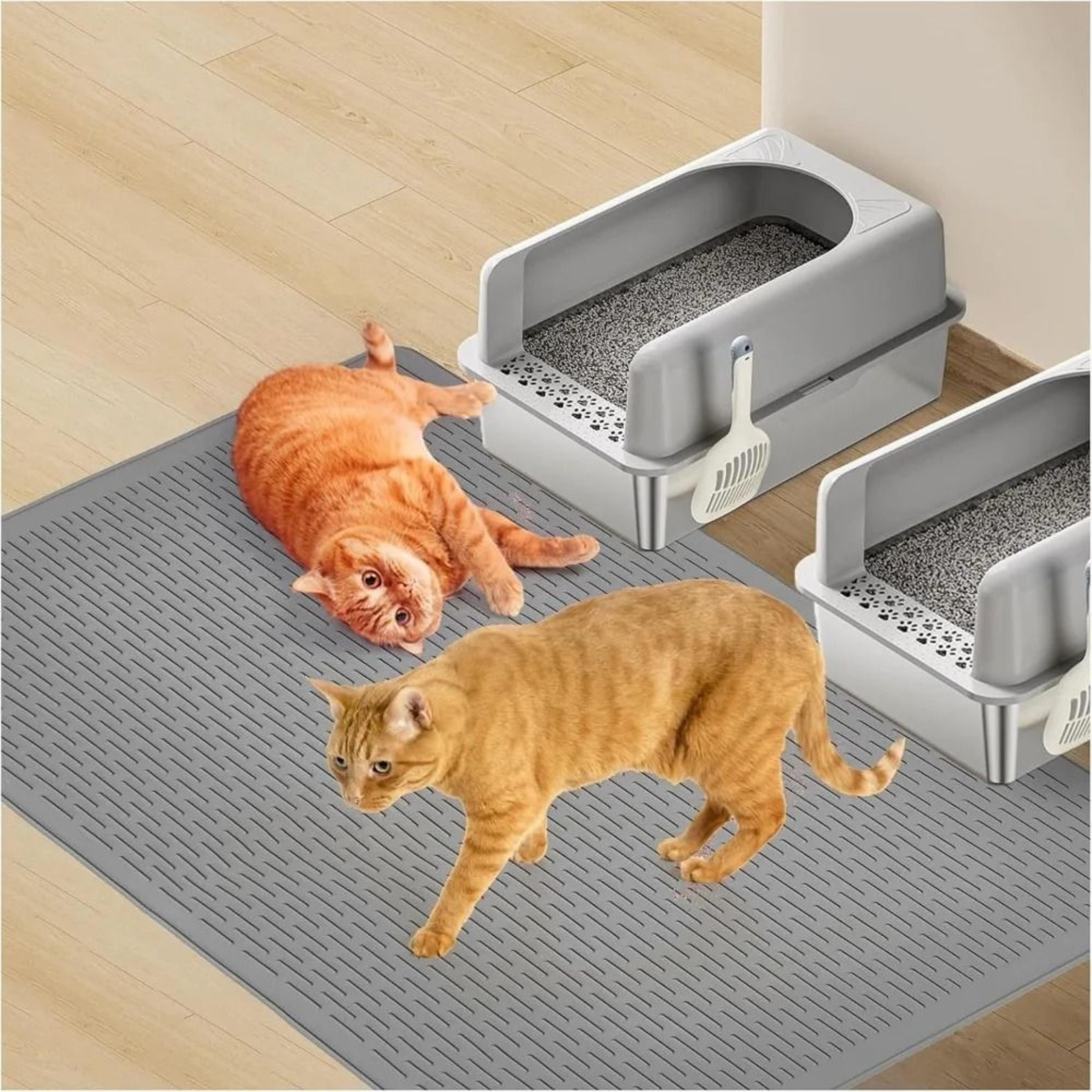 large waterproof silicone pet mat non slip washable feeding litter pad for cats and dogs