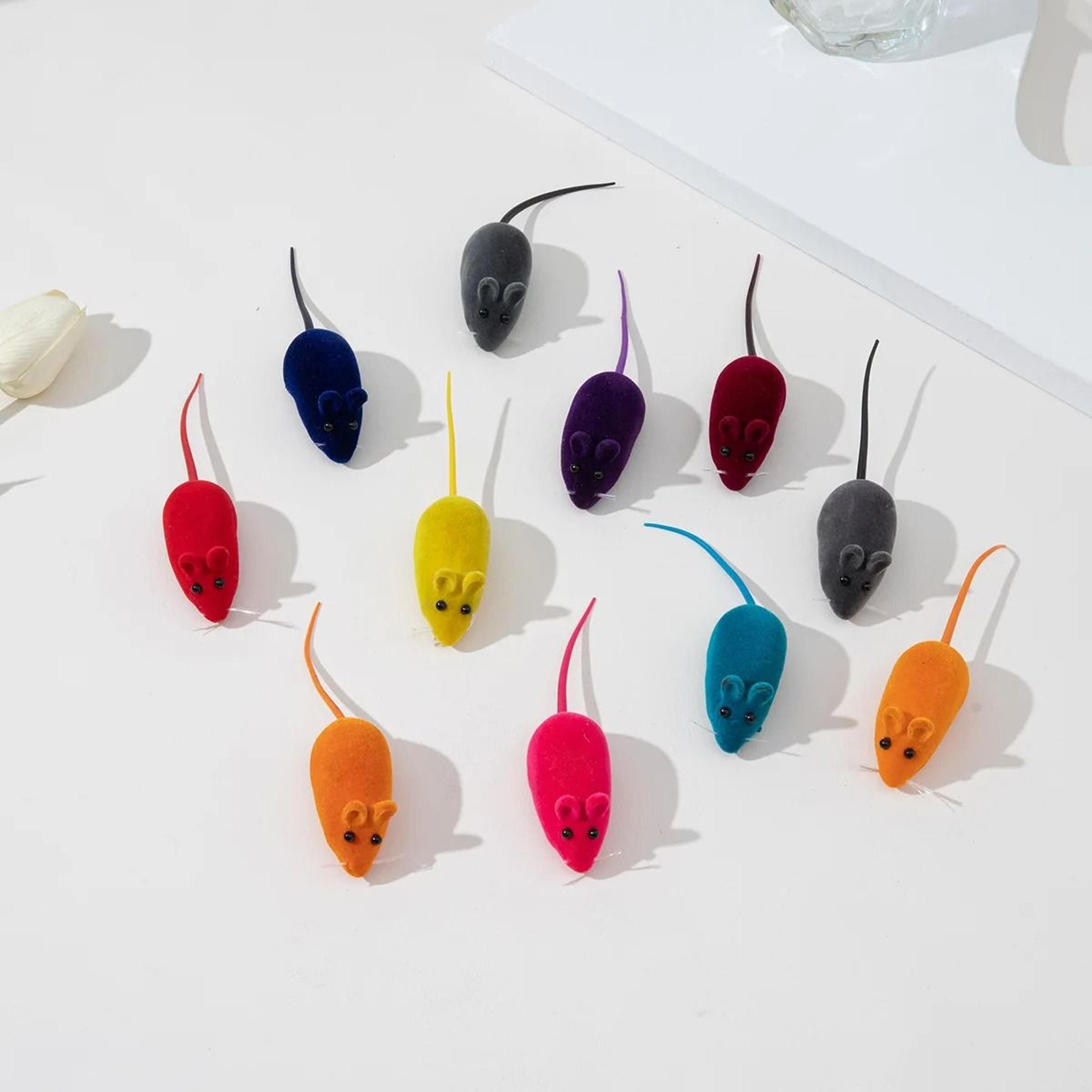 rubber sound mouse cat toy for interactive kitten play