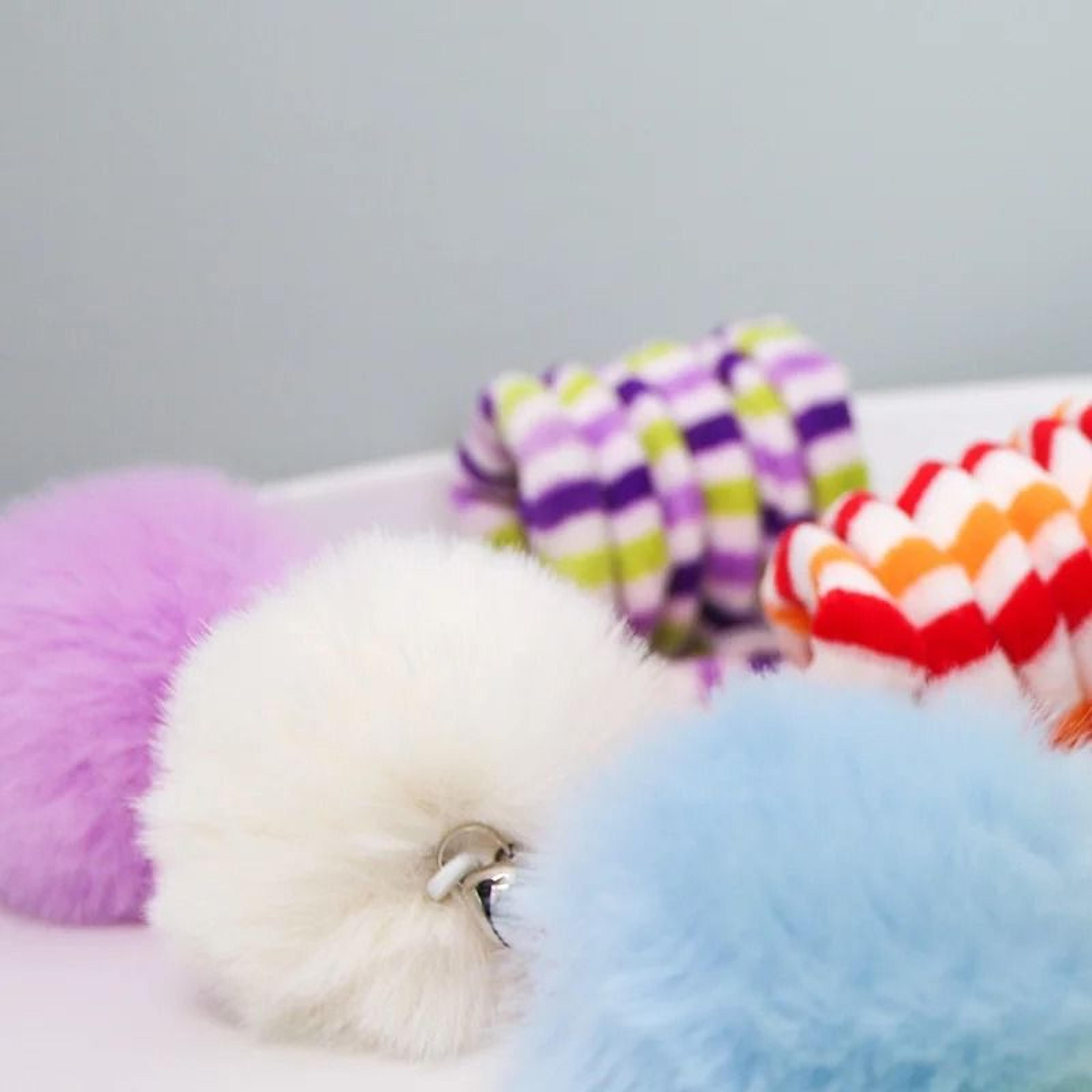 interactive hanging cat teaser toy with bell
