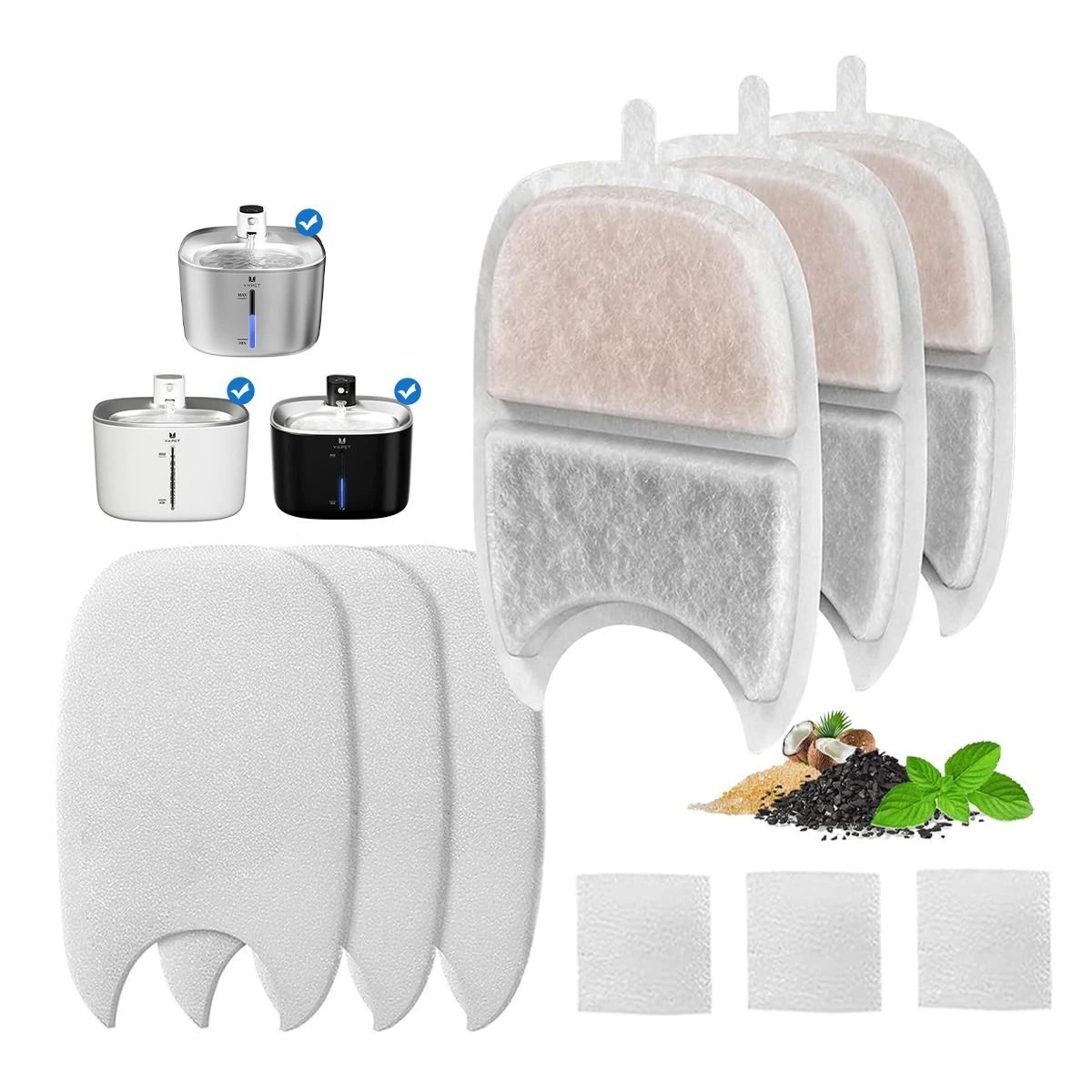 pet water dispenser replacement filters for cat drinking fountain fresh water care