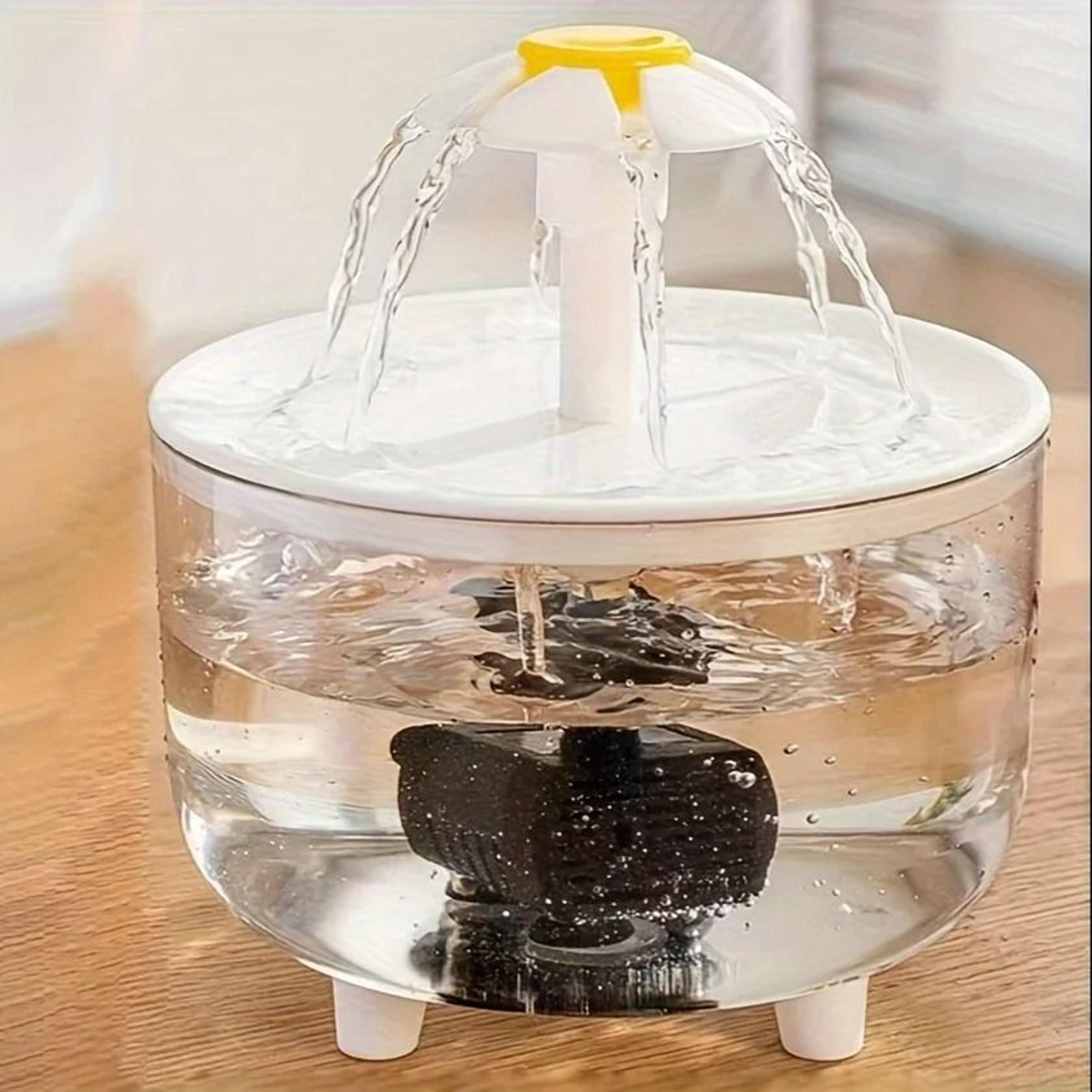 usb quiet 1l cat water fountain with filter for automatic pet drinking