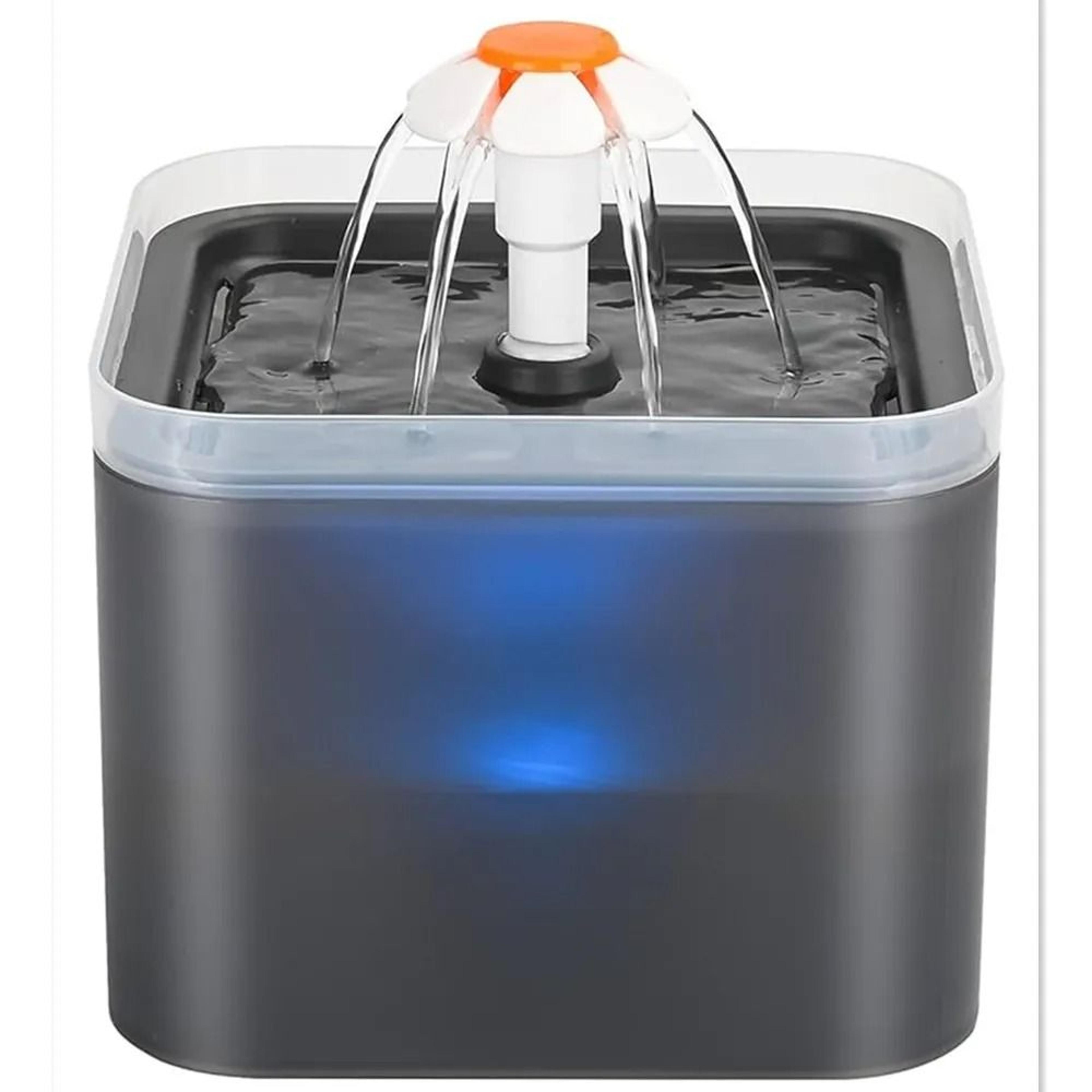 ultra silent 2l cat water fountain with led light for automatic pet drinking