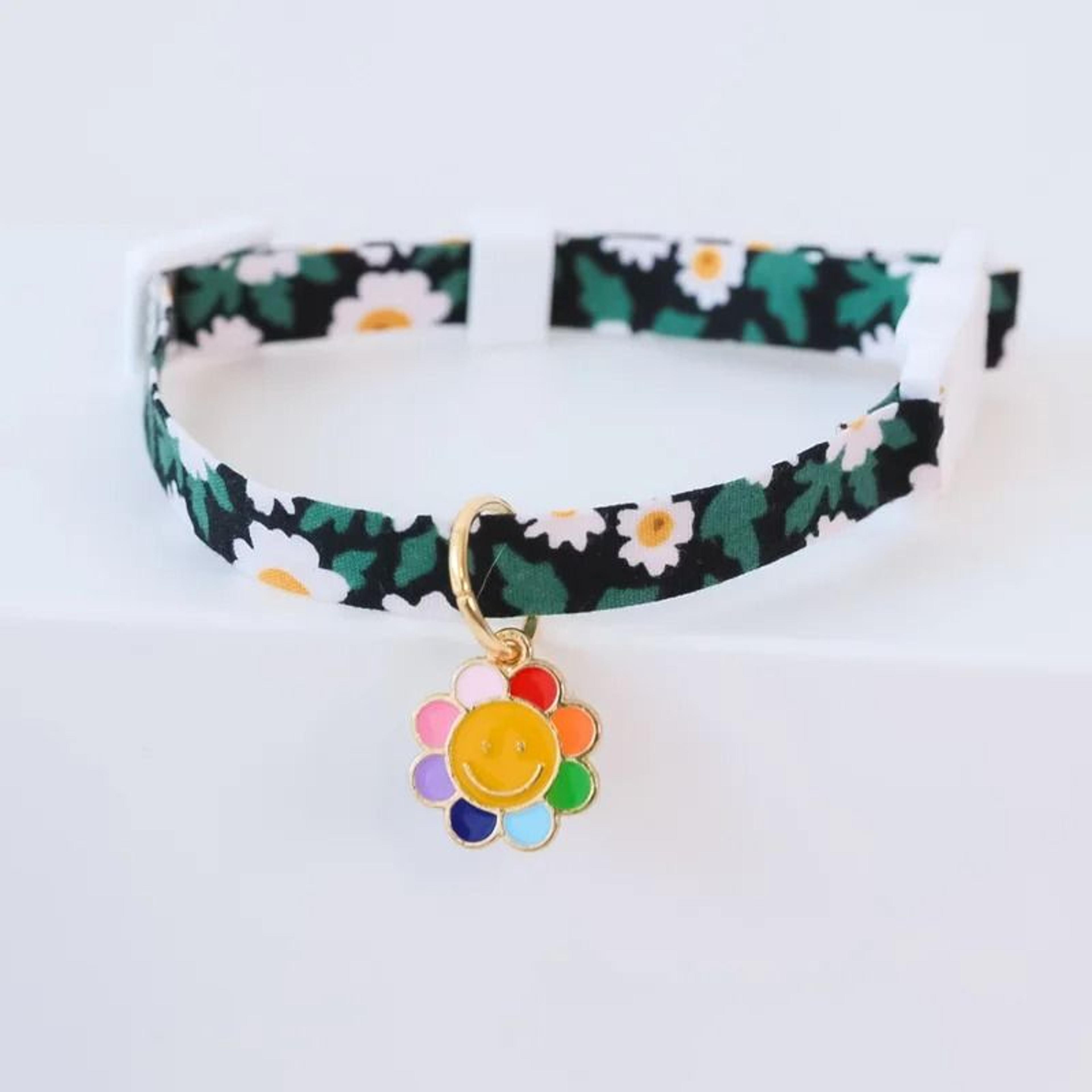 adjustable kitten collar breakaway cat collar with bell for cats puppies and small pets
