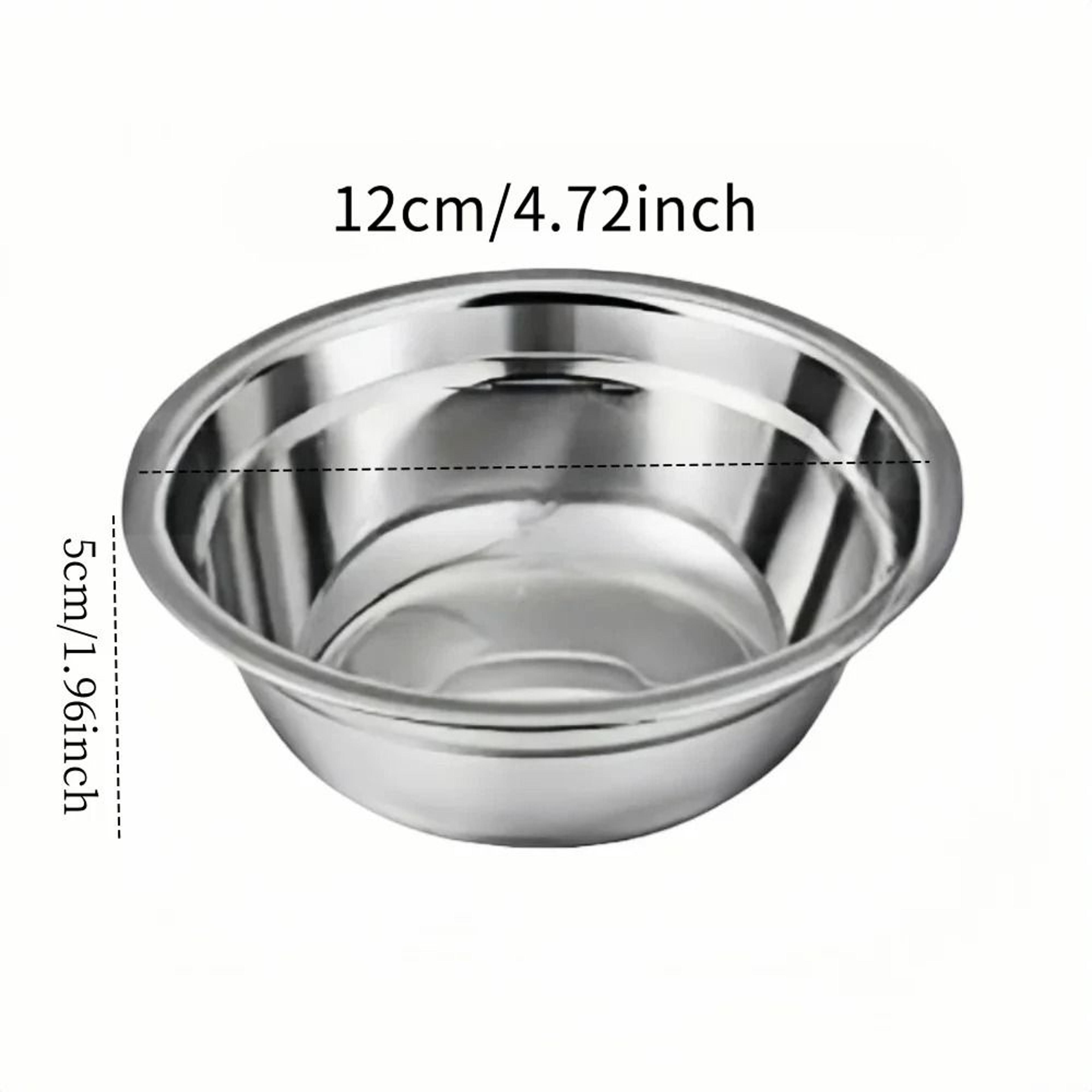 stainless steel anti slip pet bowl set for cats dogs and cage feeding