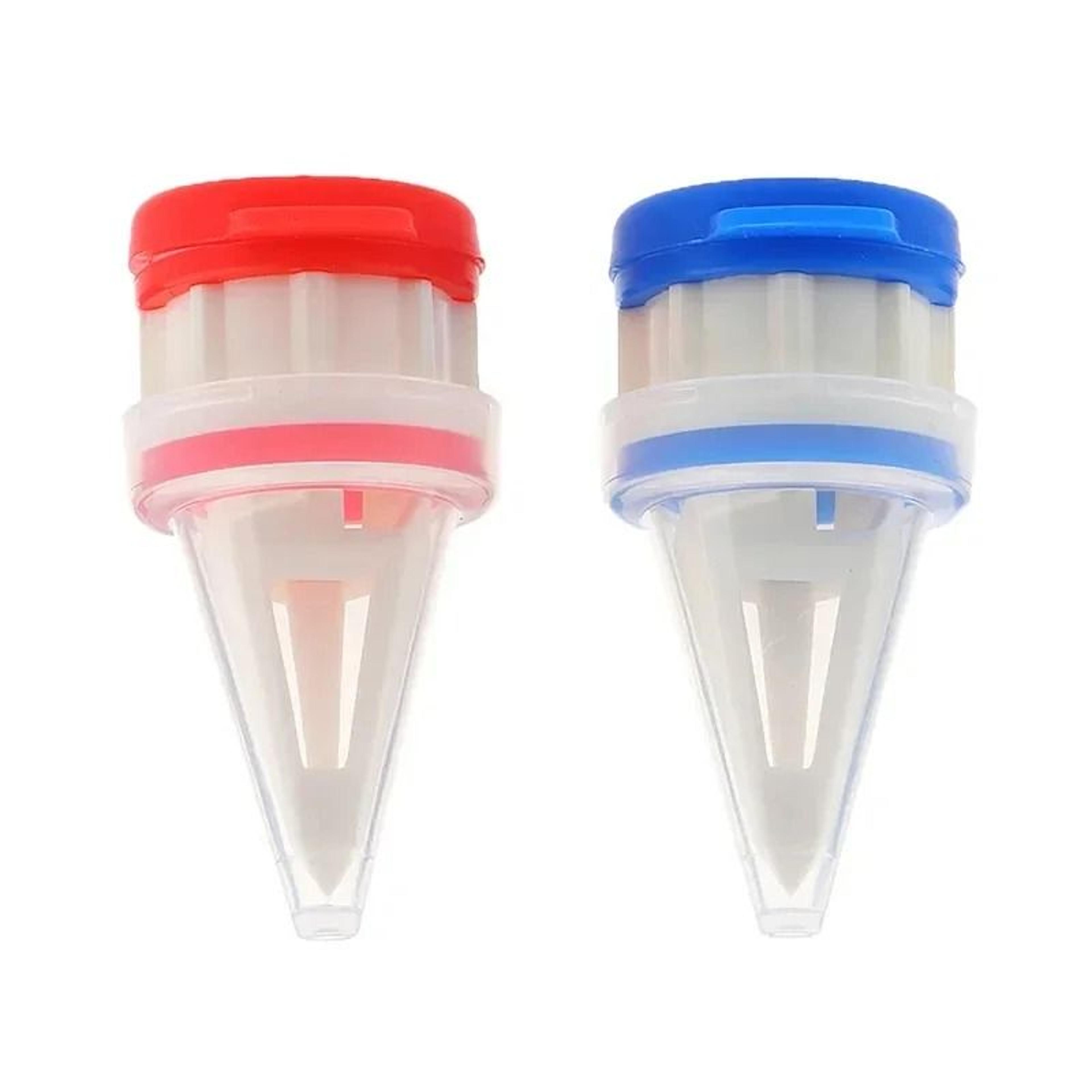 two piece milk carton dispenser spout with lid for anti spill pouring