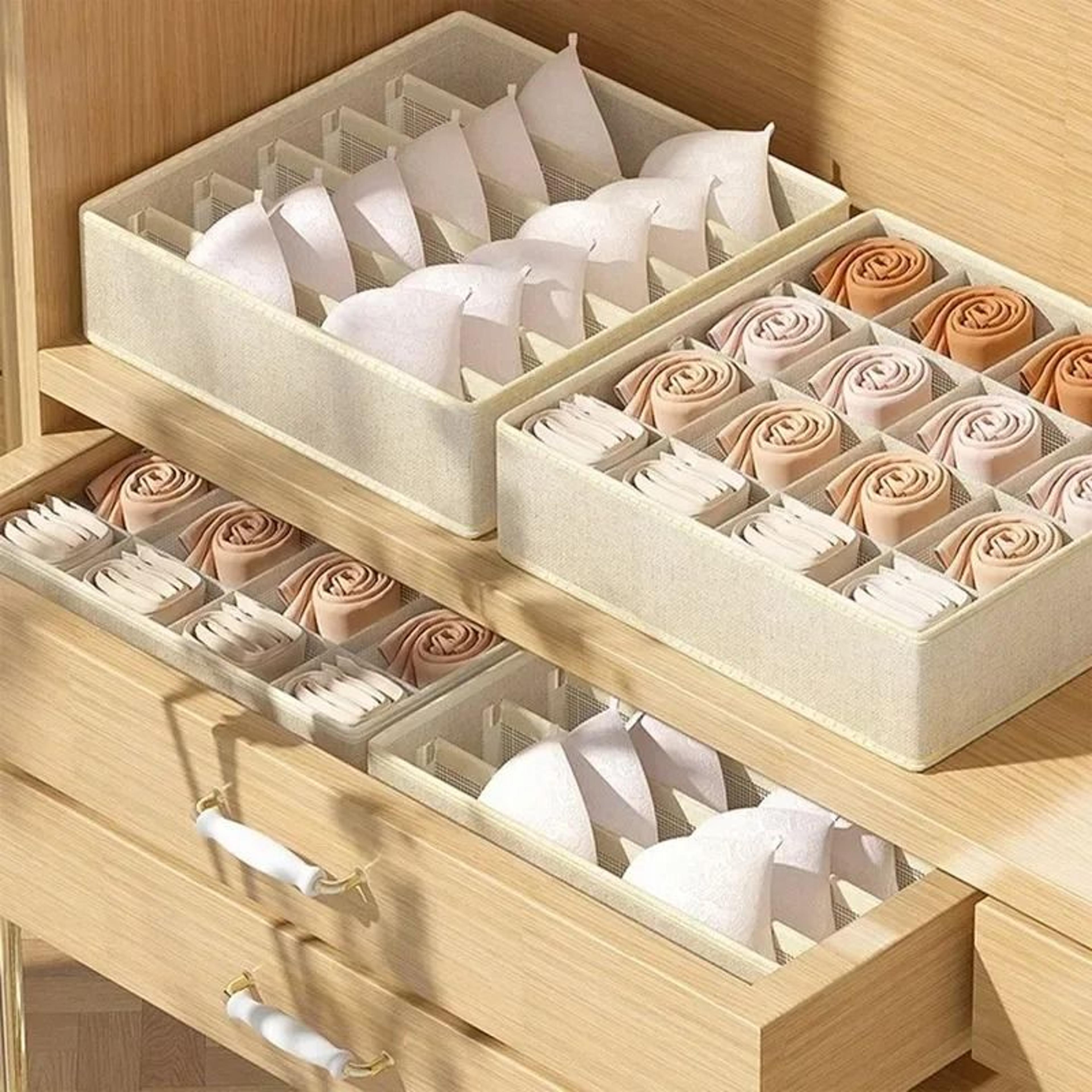 non woven underwear storage box for socks clothes drawer closet organization