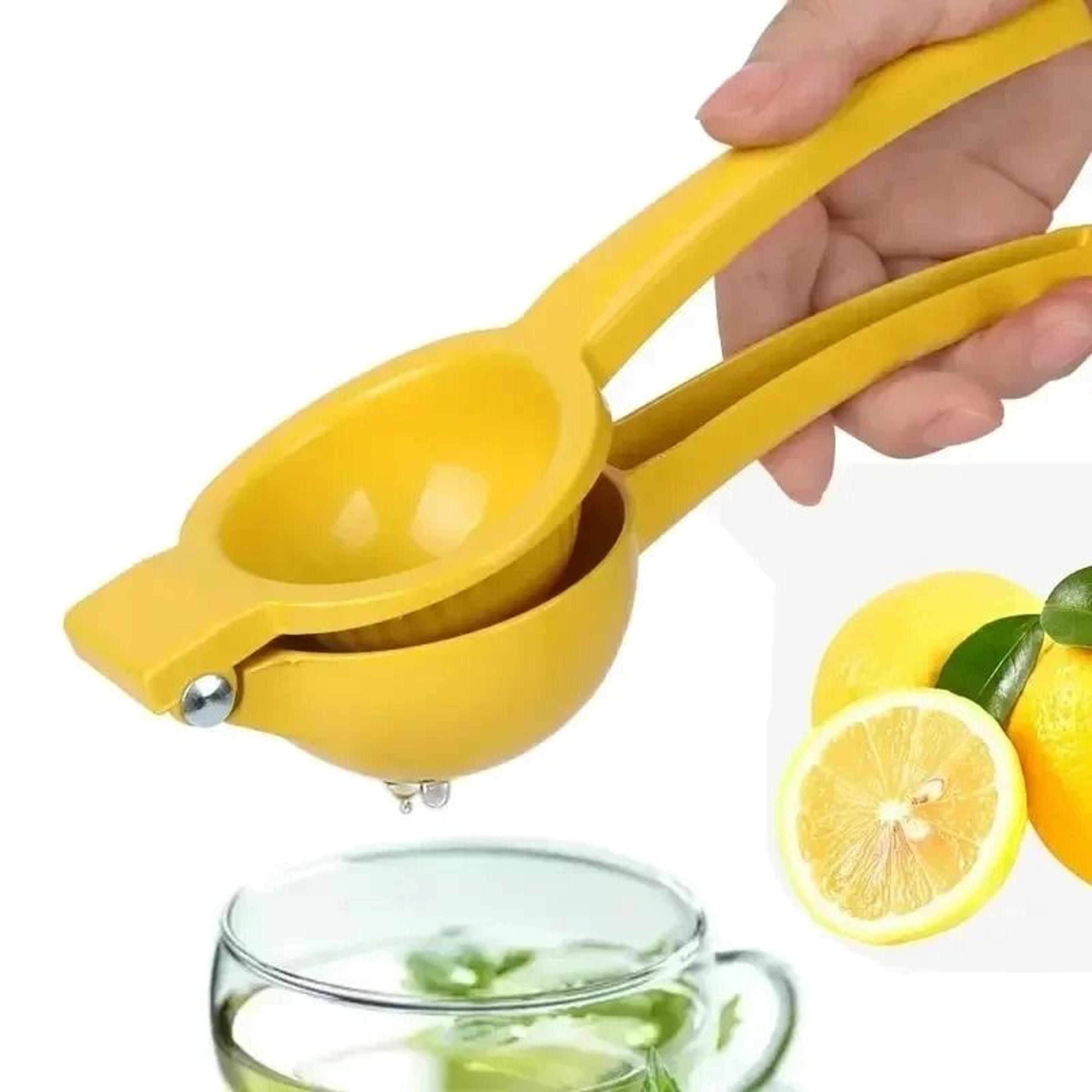 manual aluminum lemon squeezer for orange citrus juice and kitchen prep tool