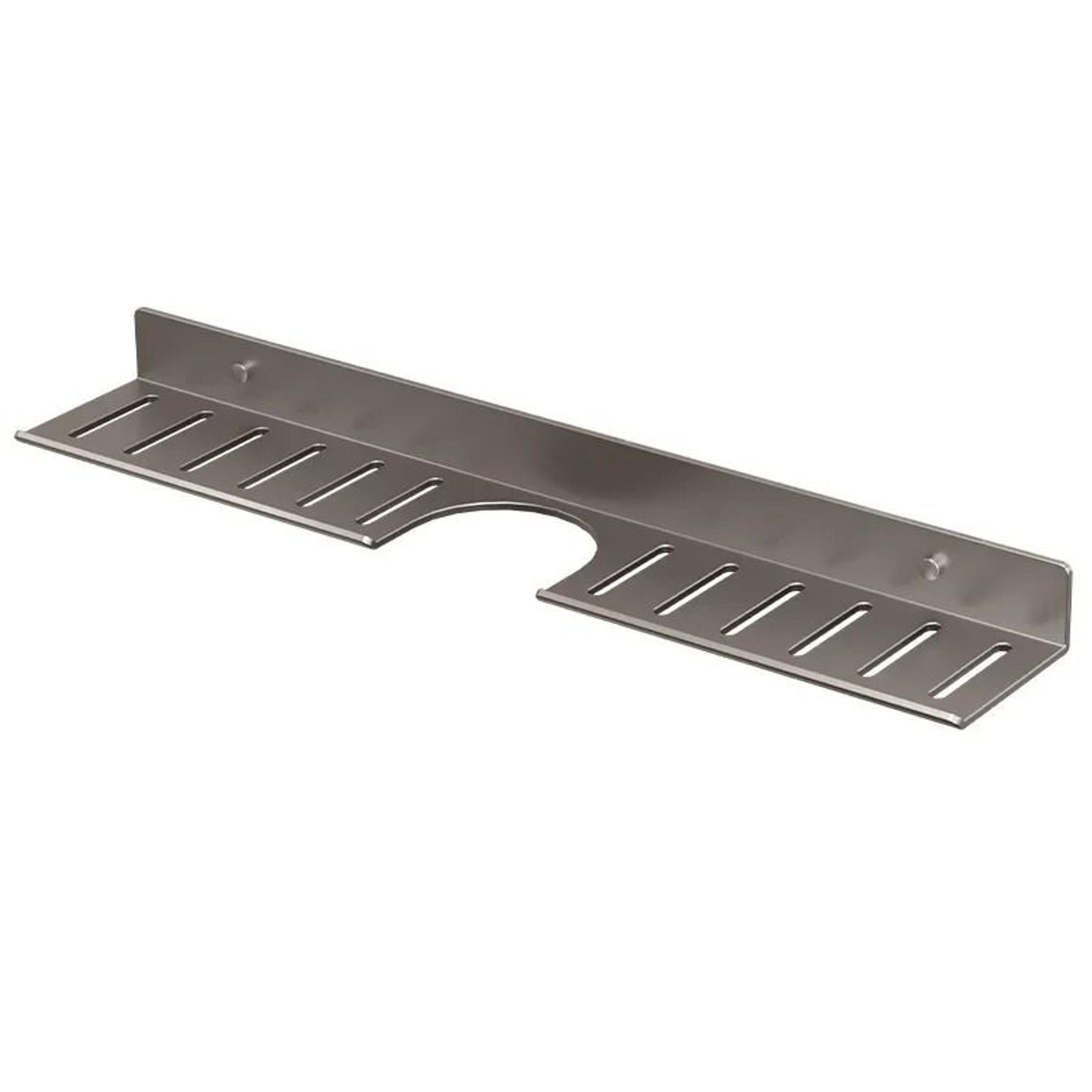 wall mounted bathroom faucet storage rack for washbasin mirror and toilet essentials