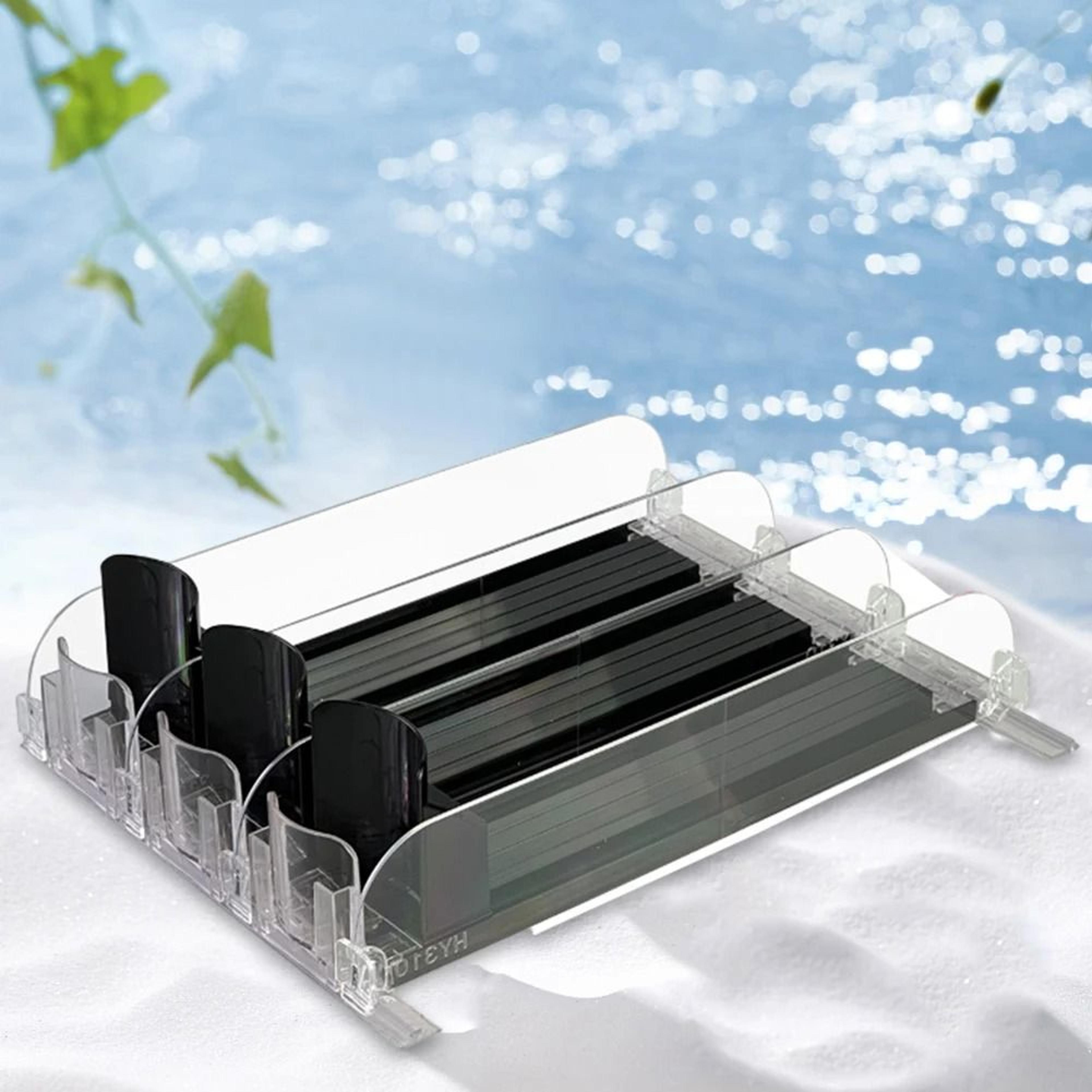 drink organizer dispenser adjustable canned beverage rack