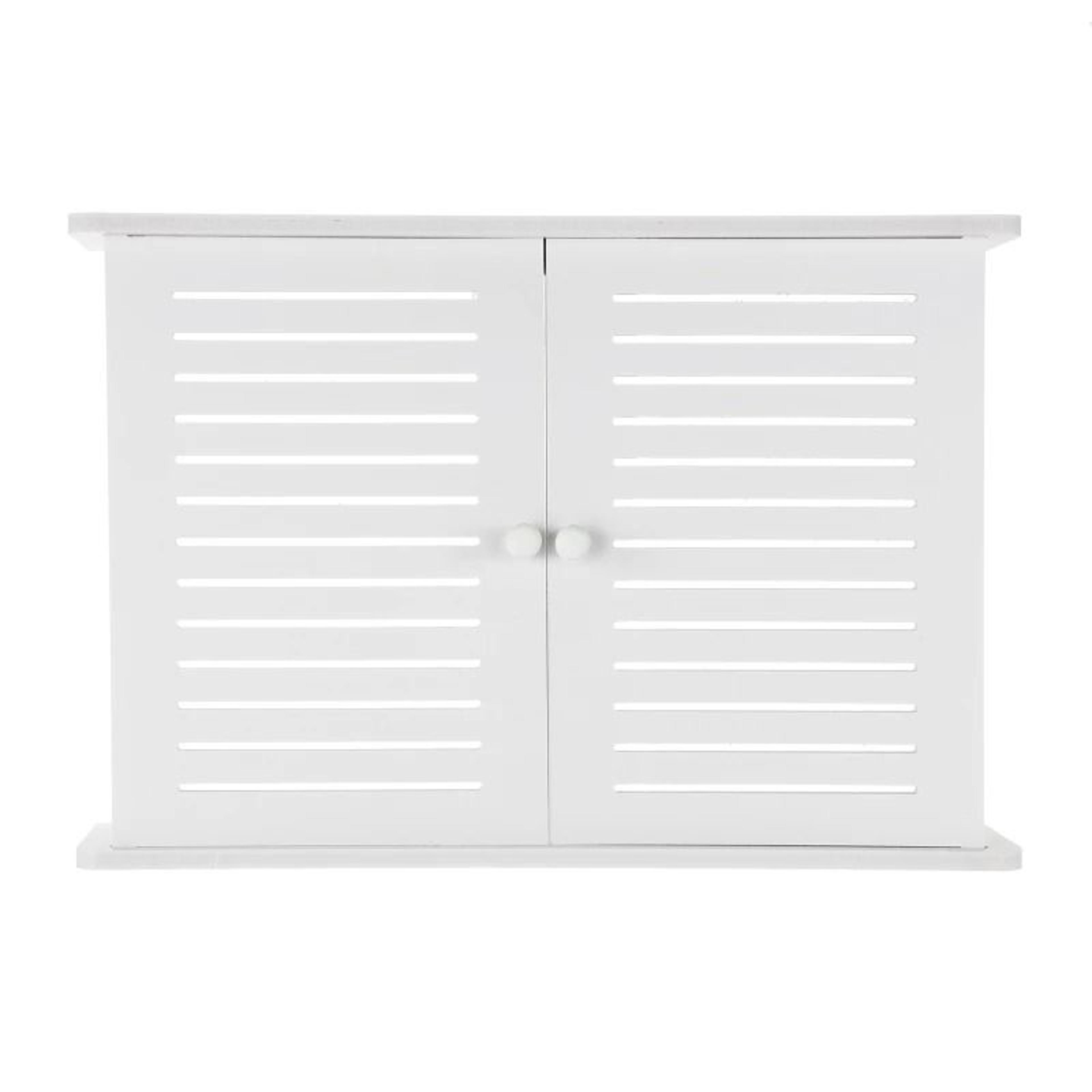 wifi router shelf wall mounted storage box cable organizer