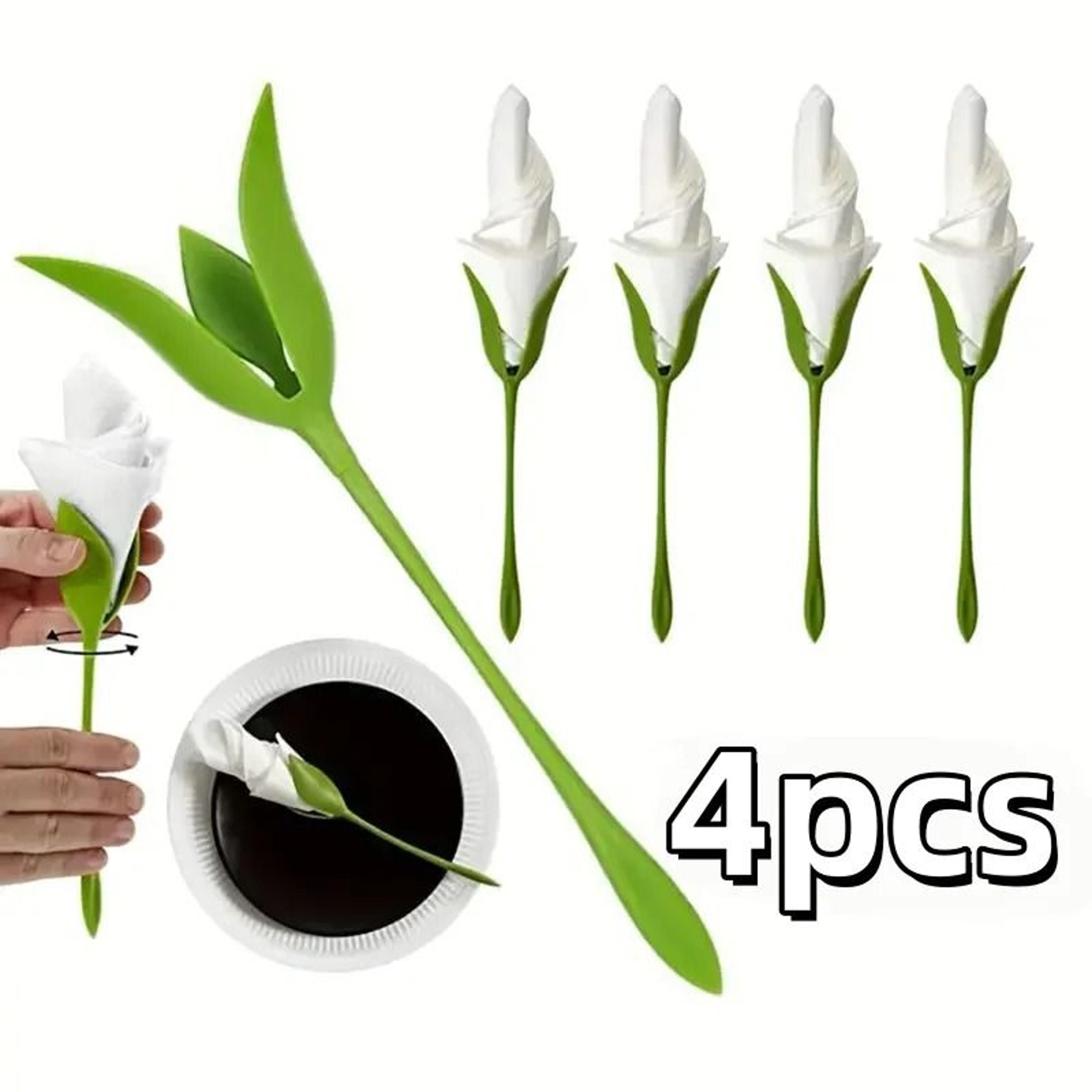 romantic rose napkin folding tool set for elegant table decorations and event hosting