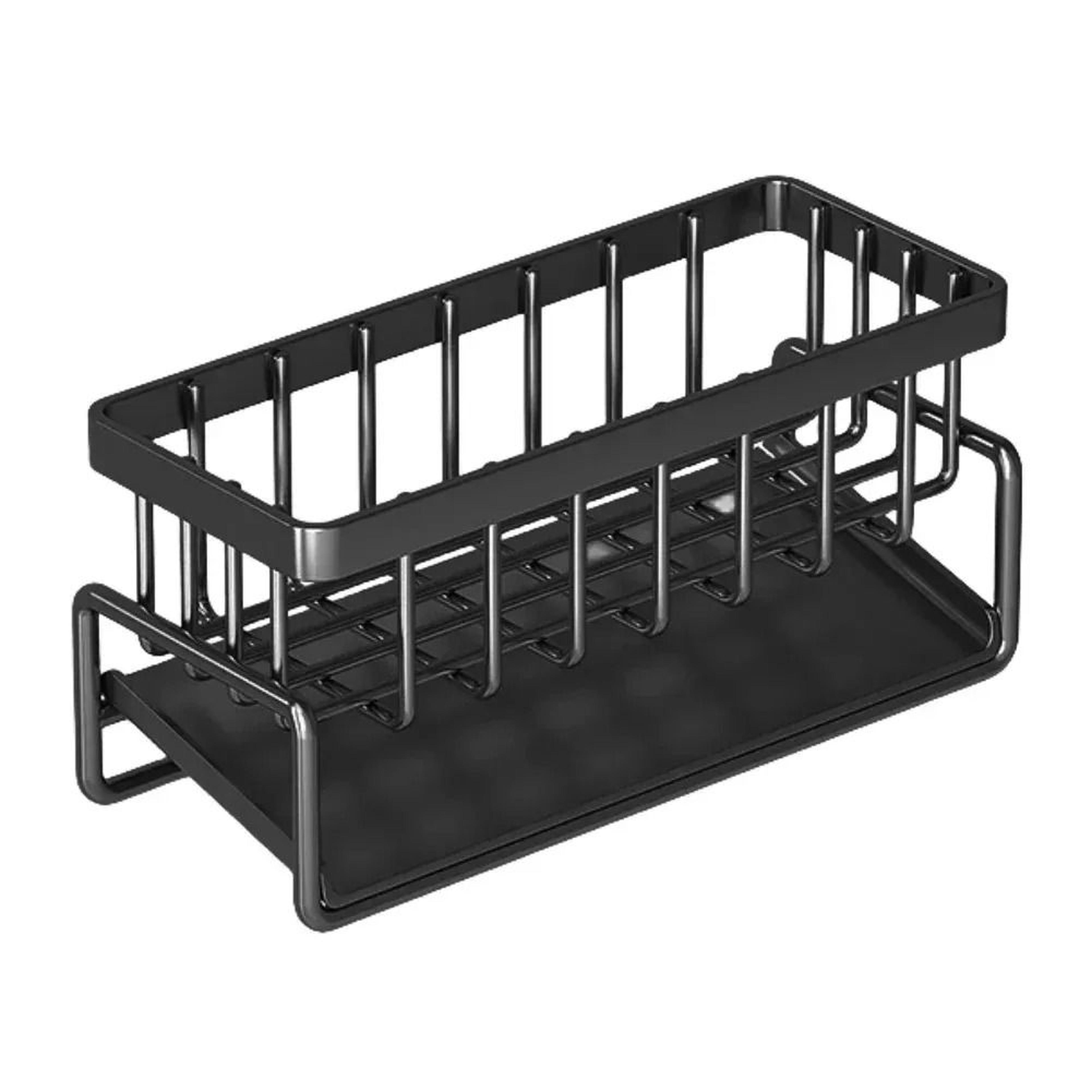 kitchen sink organizer stainless steel sponge holder and soap drainer