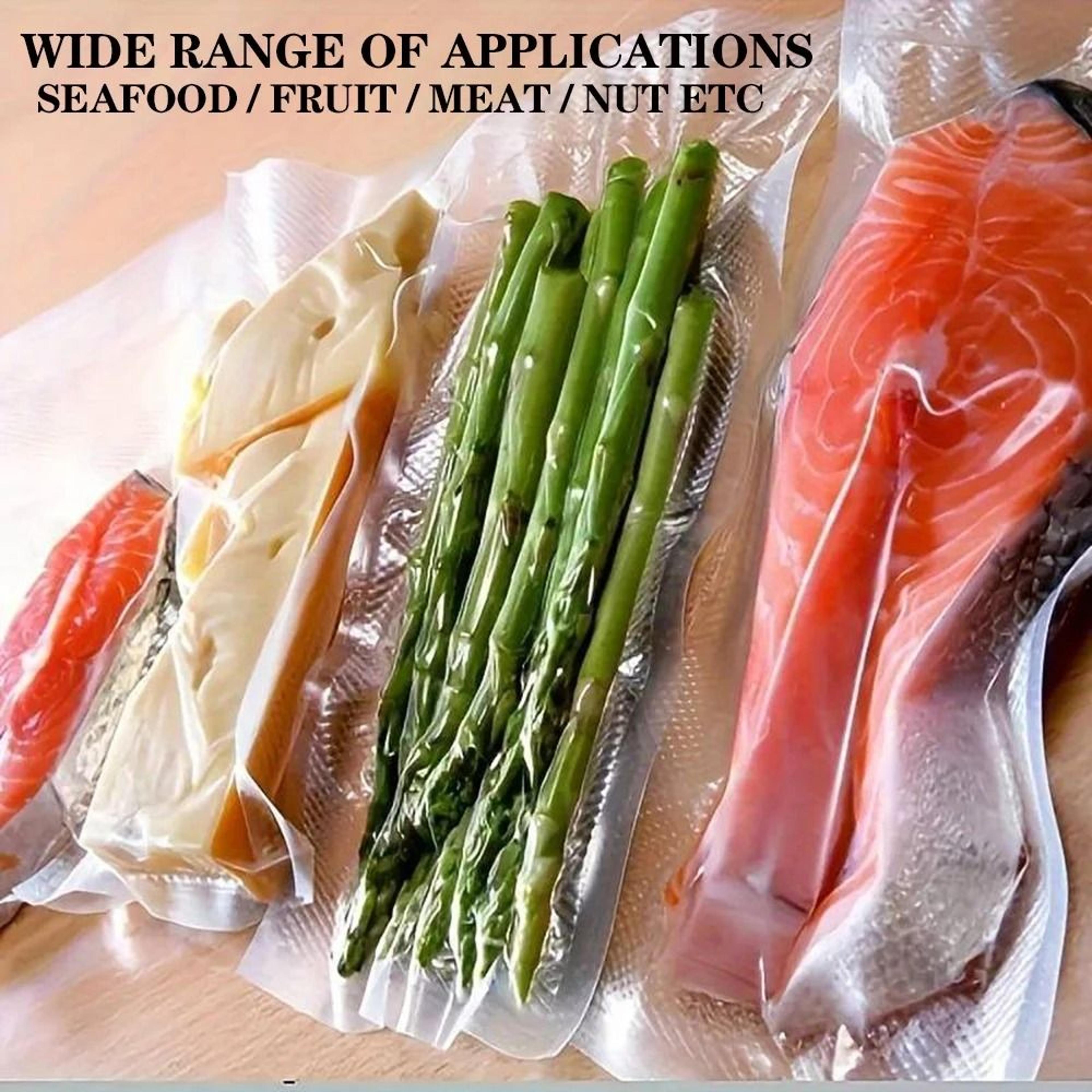 premium vacuum sealer bags for food storage freezer and meal prep