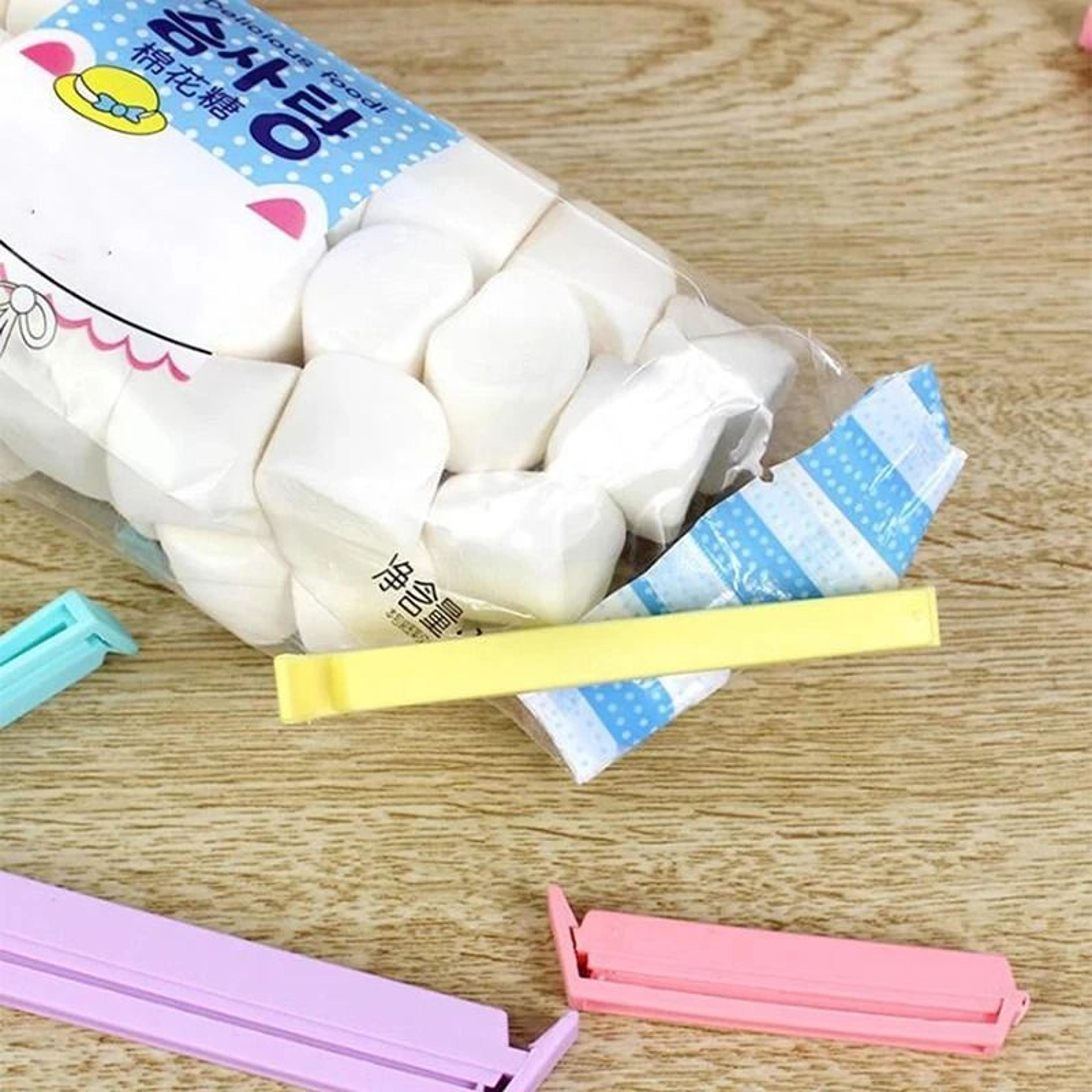 portable plastic food bag clips for snack sealing