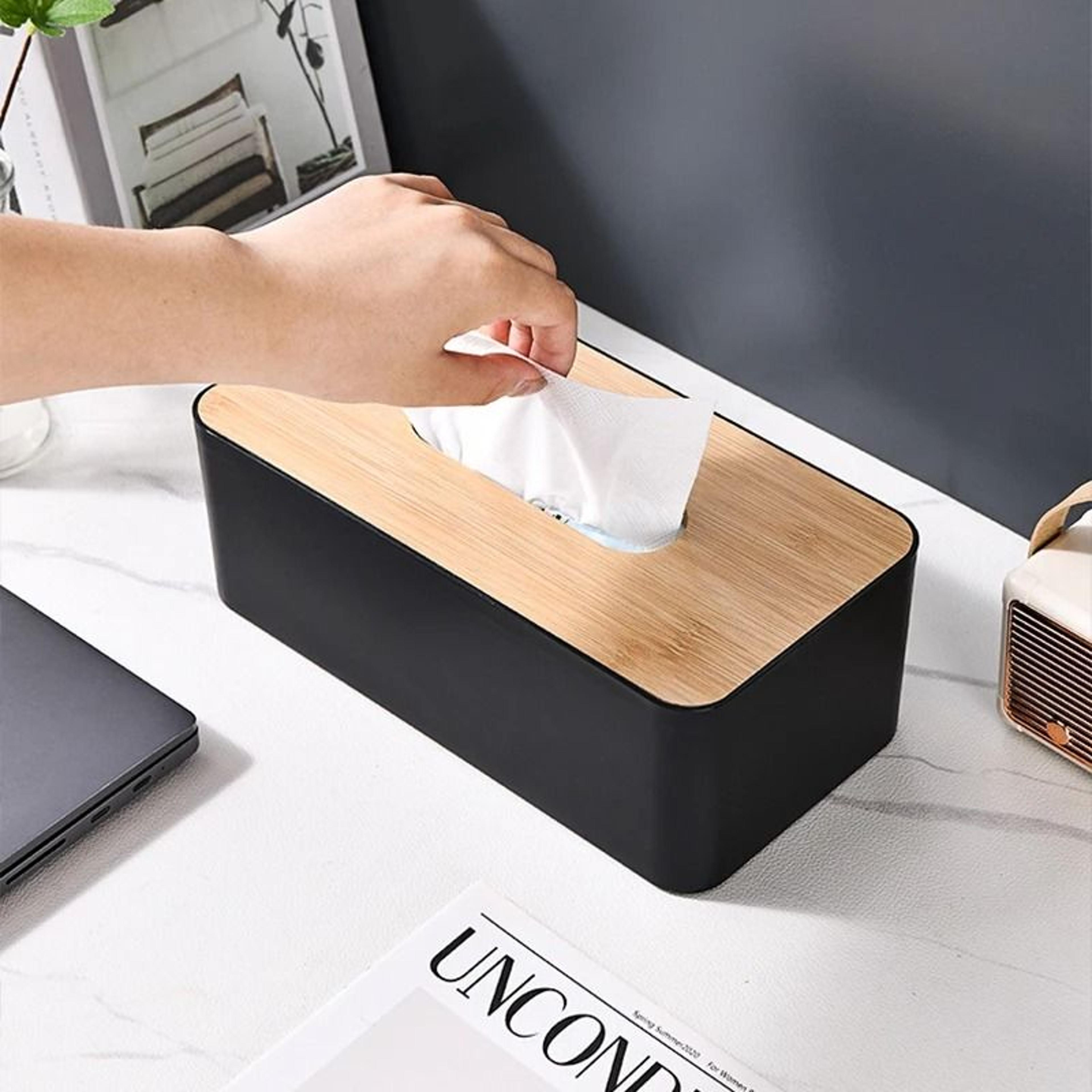 minimalist plastic tissue box cover for kitchen bathroom and living room