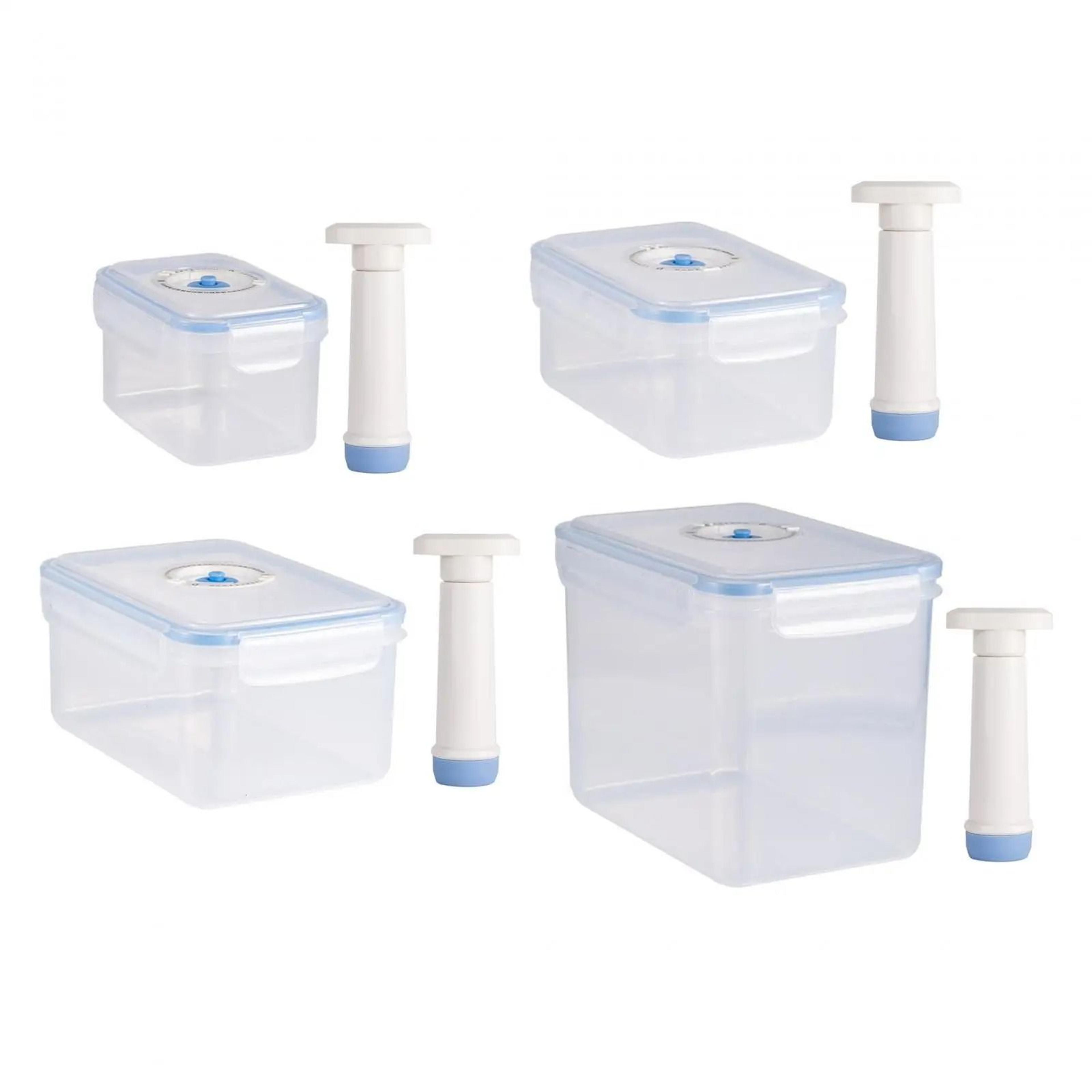 vacuum food container with pump for leakproof fresh storage