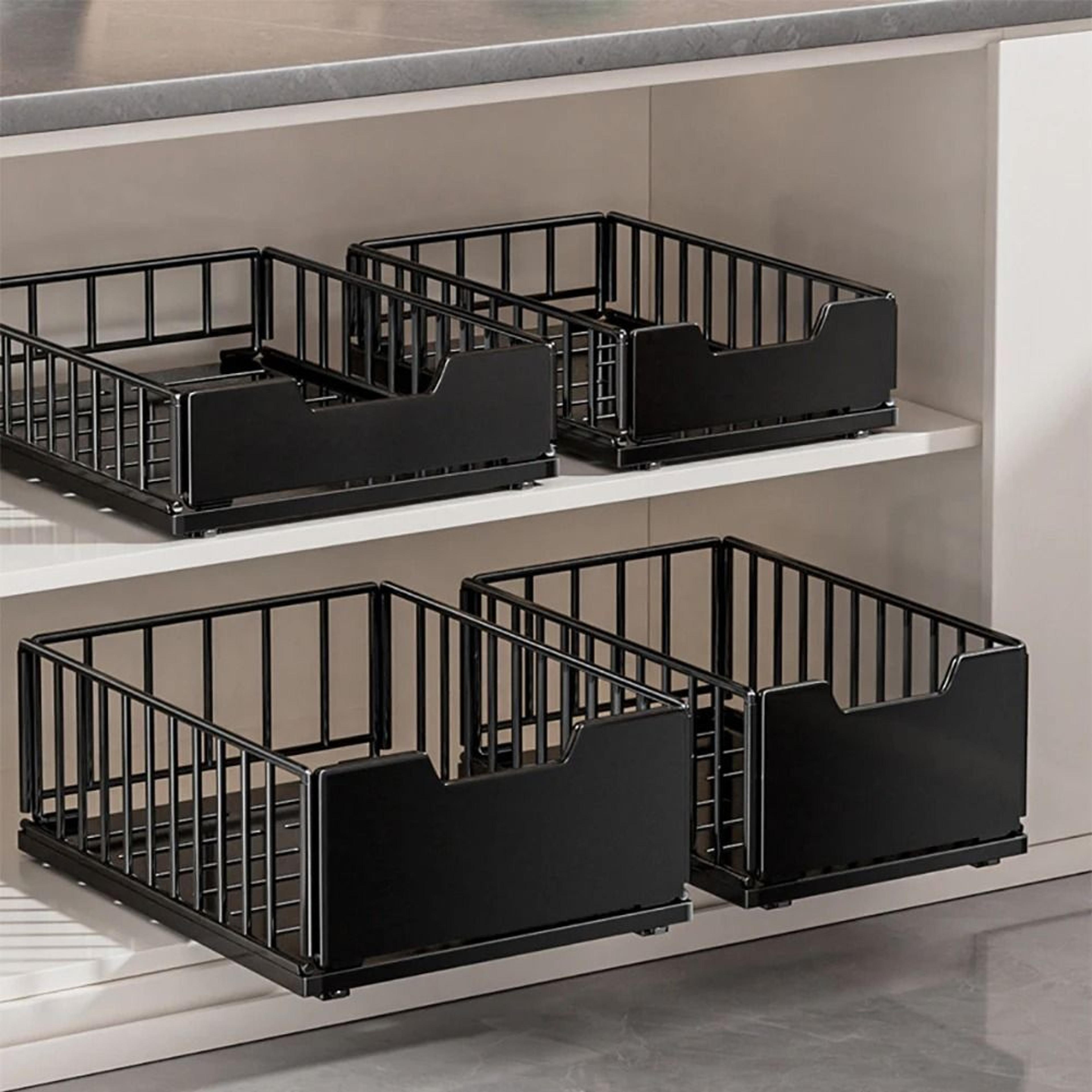 pull out cabinet organizer slide out kitchen storage rack
