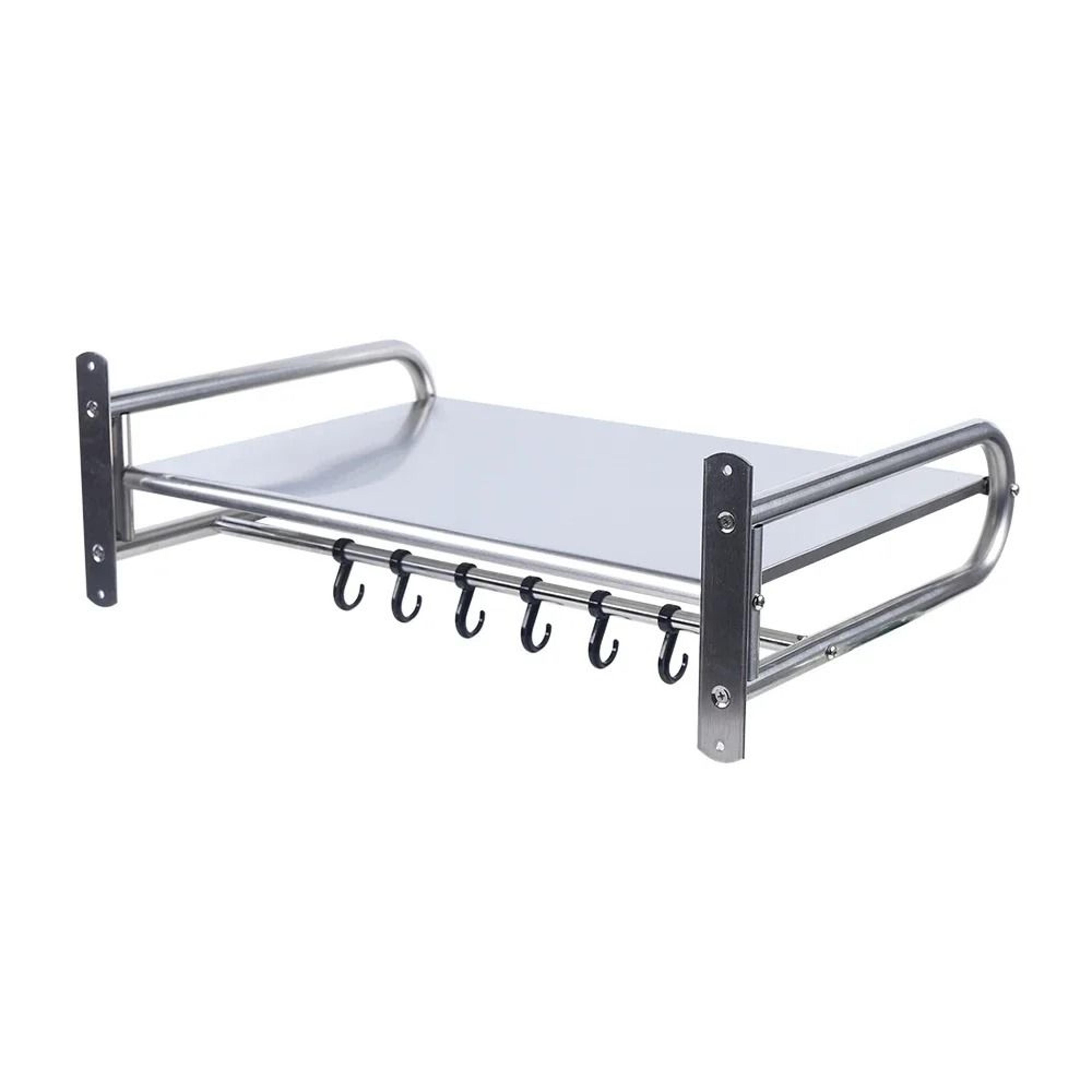 stainless steel microwave oven rack wall mounted kitchen shelf