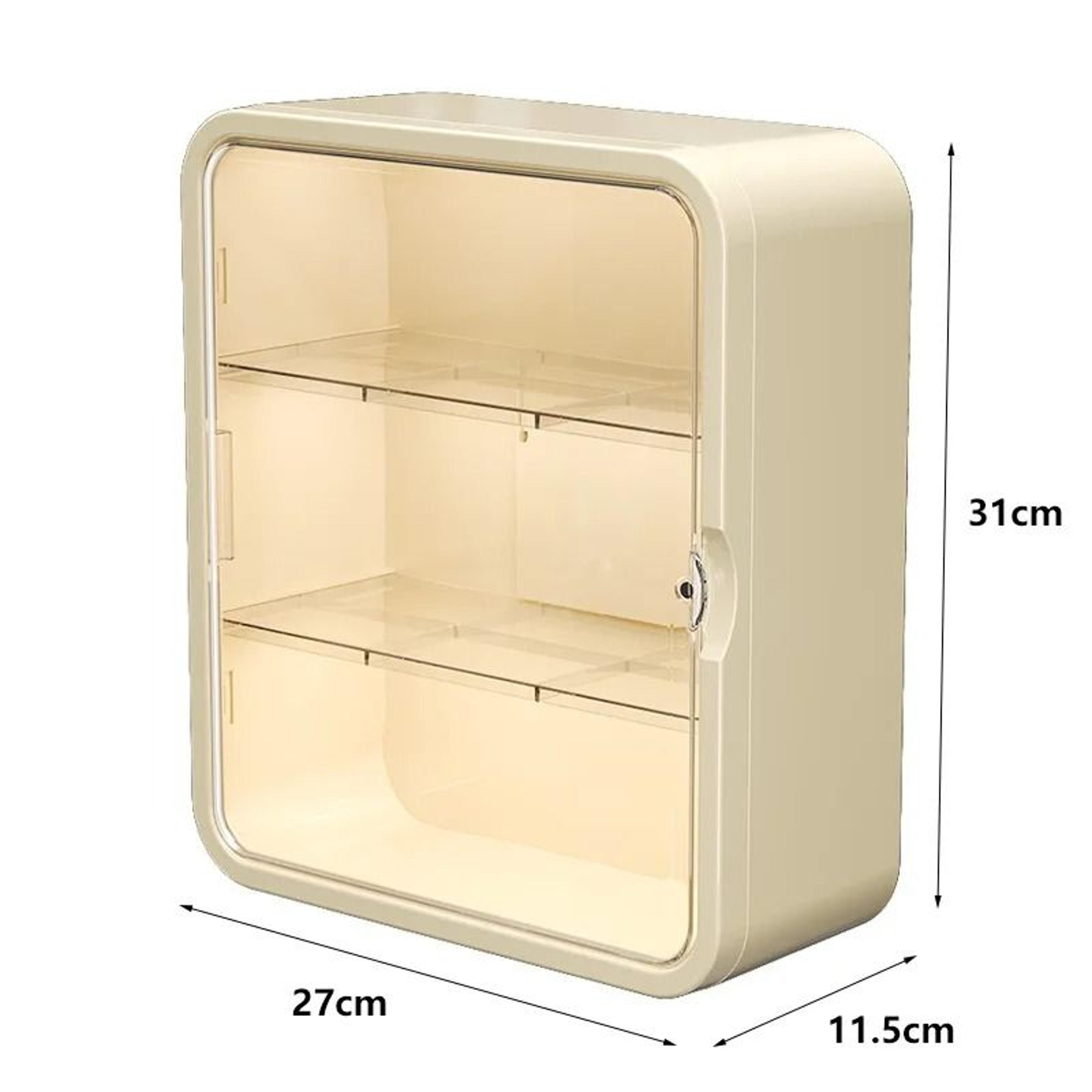 wall mounted medicine cabinet no drill storage box