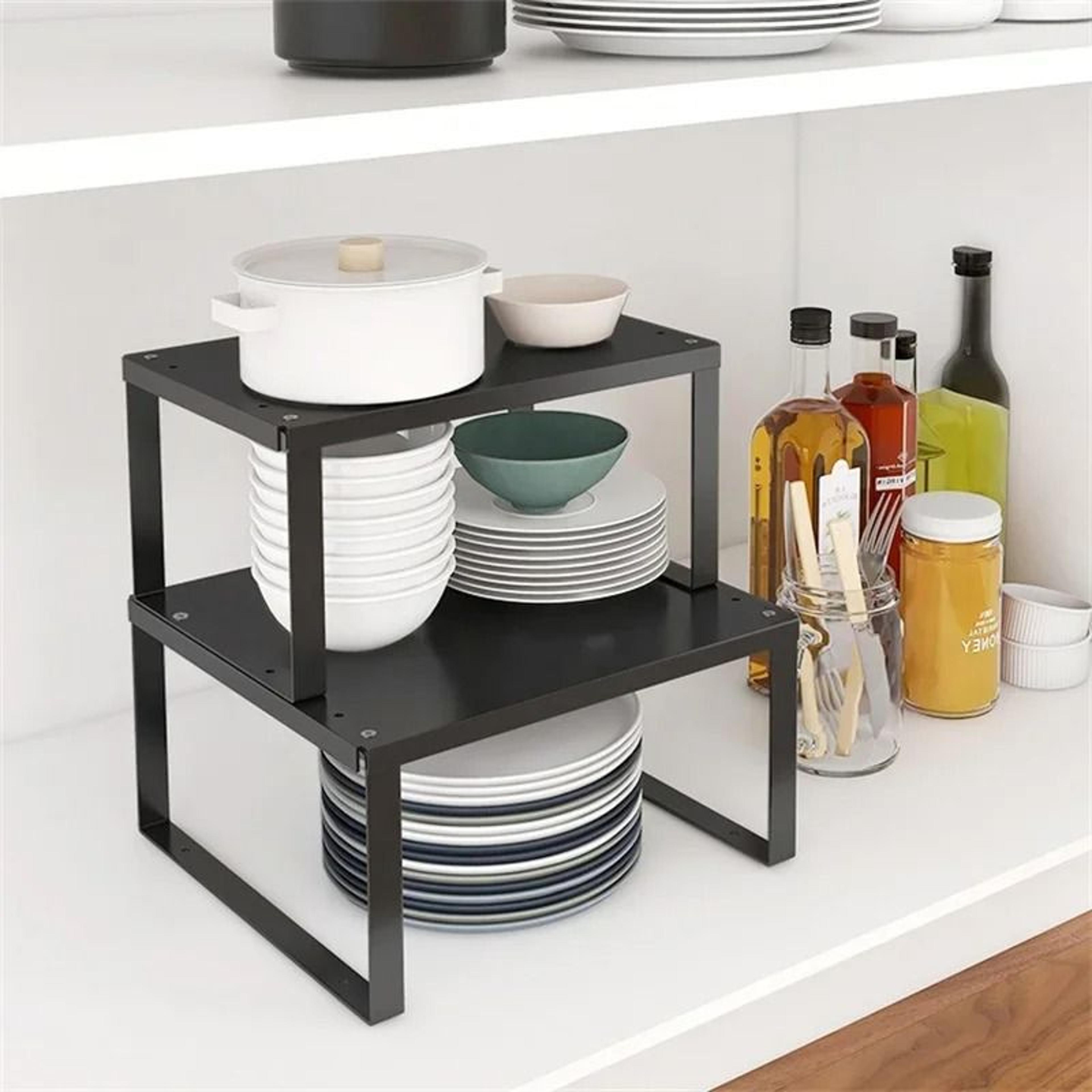 metal wall spice organizer rack for kitchen and bathroom