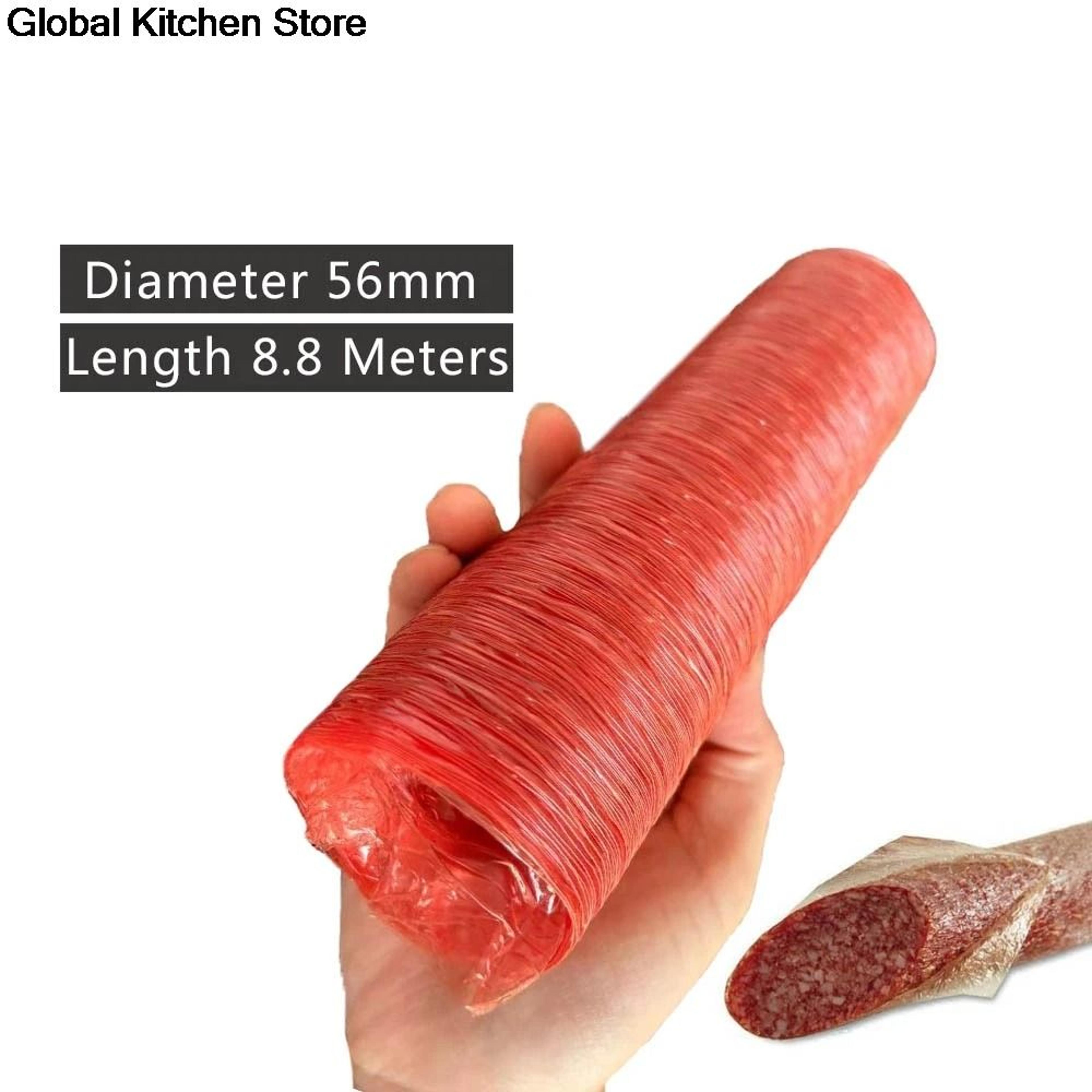 easy peel smoked cellulose sausage casing for homemade kitchen sausages