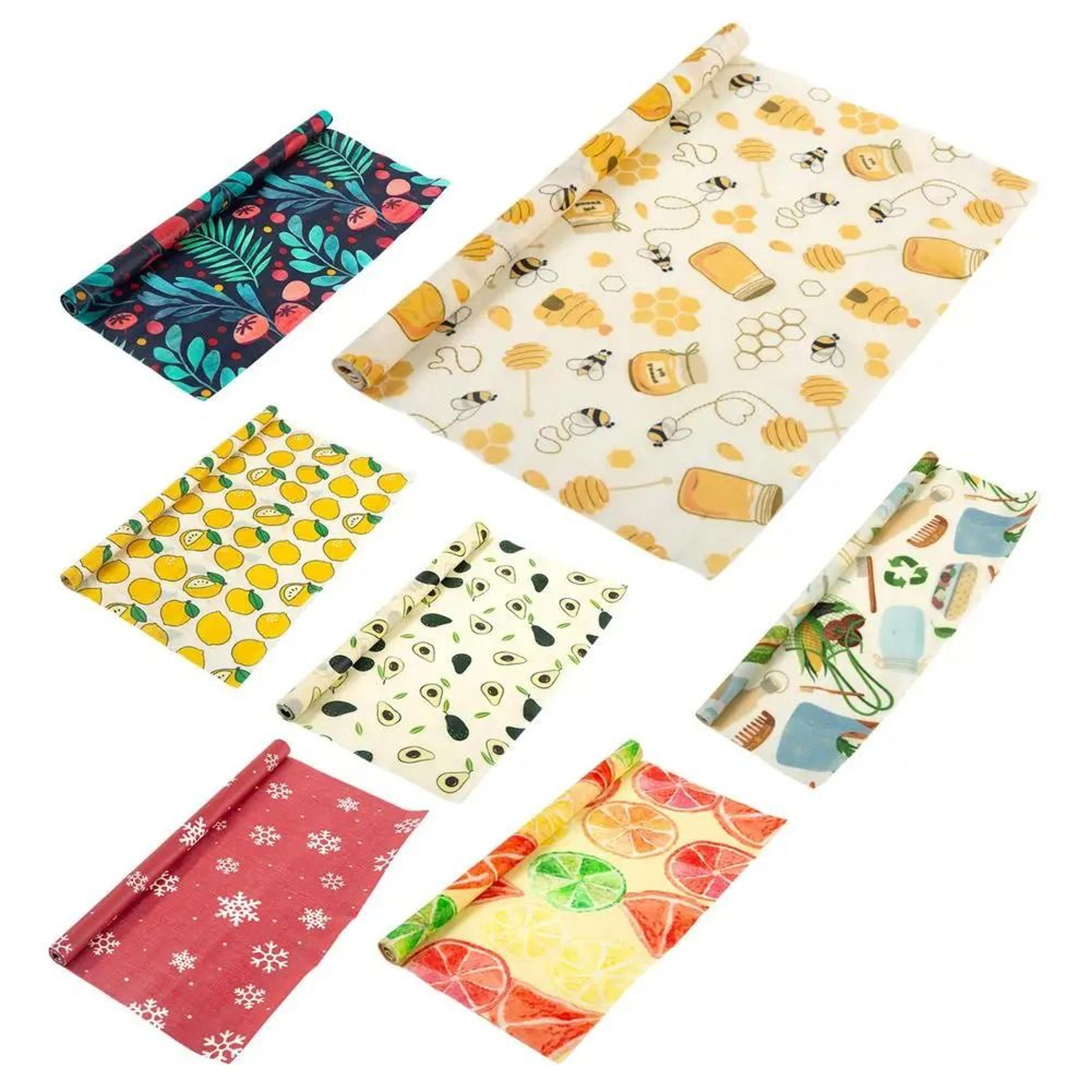 reusable beeswax food wraps for eco friendly kitchen storage replacement