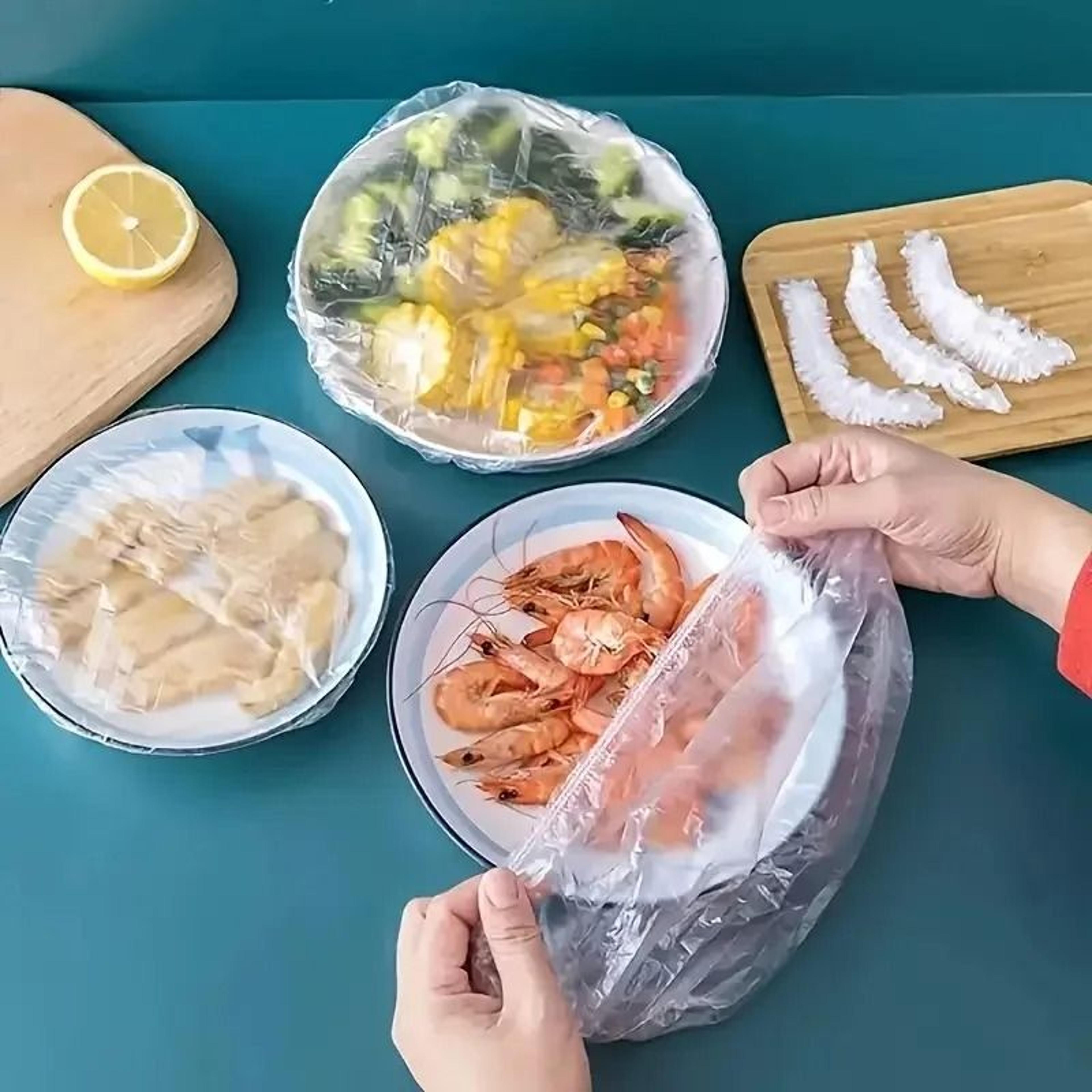 reusable elastic bowl covers for food storage and bread proofing