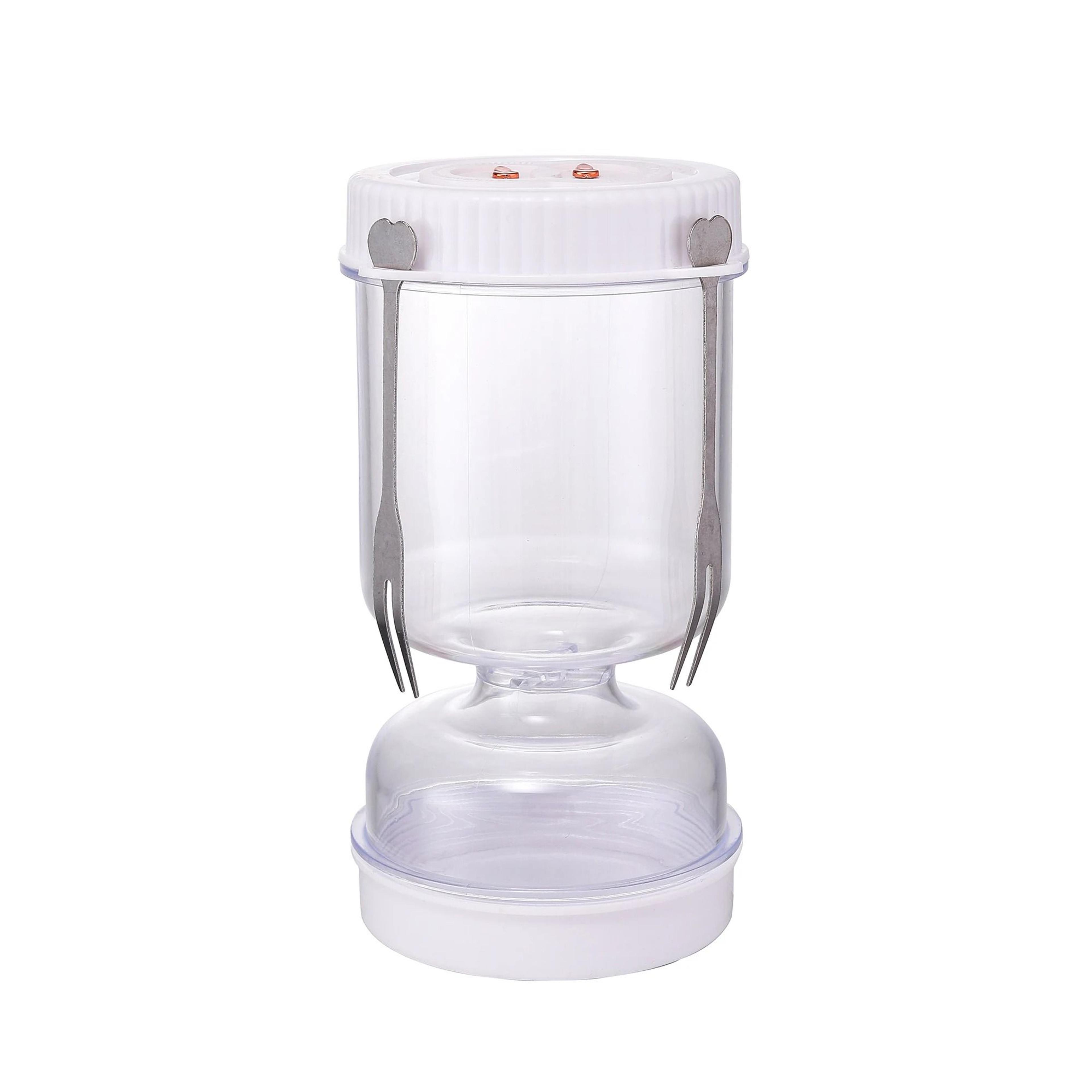 pickle jar with strainer lid for olives kimchi and fermented food storage