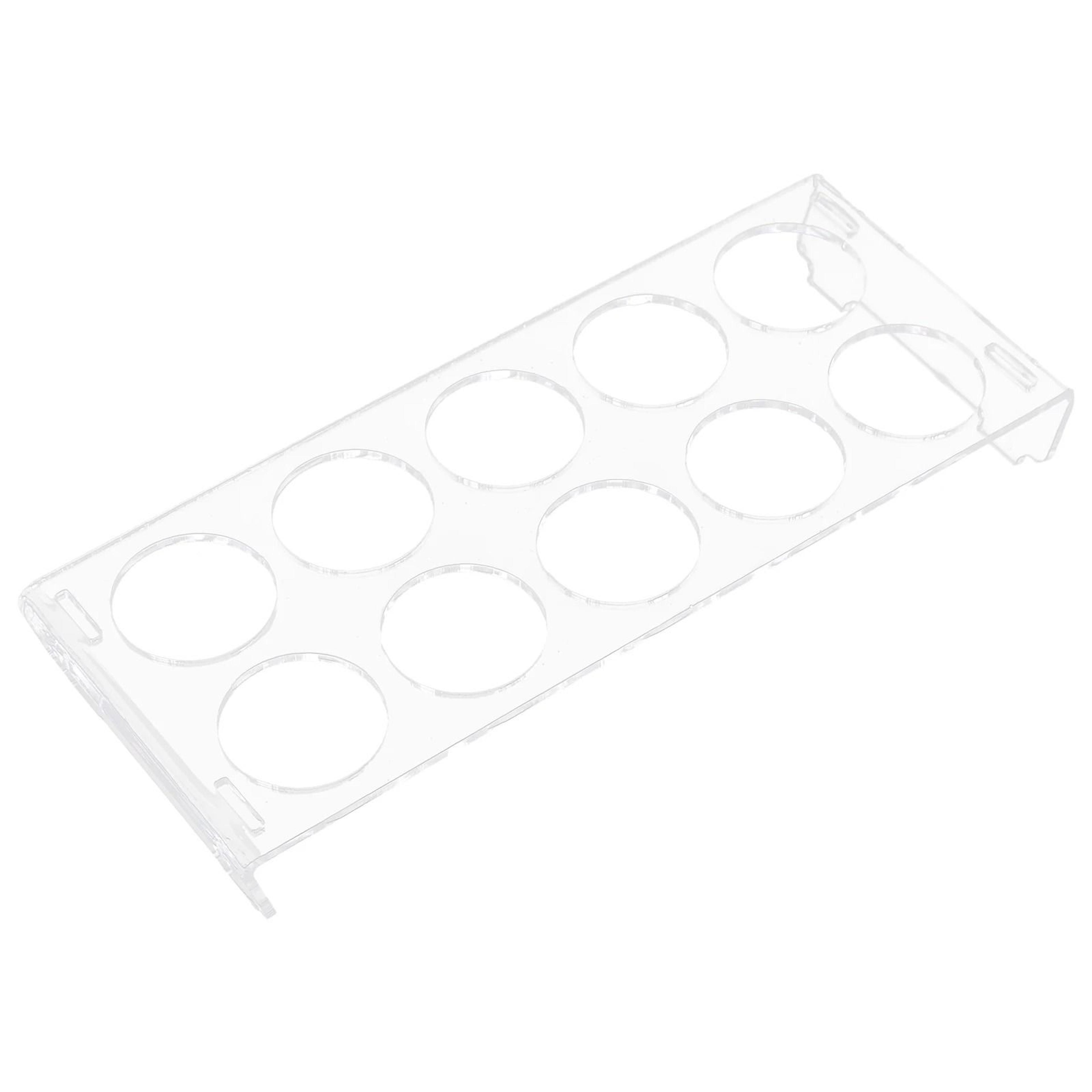 transparent acrylic egg holder refrigerator organizer rack for kitchen egg storage shelf