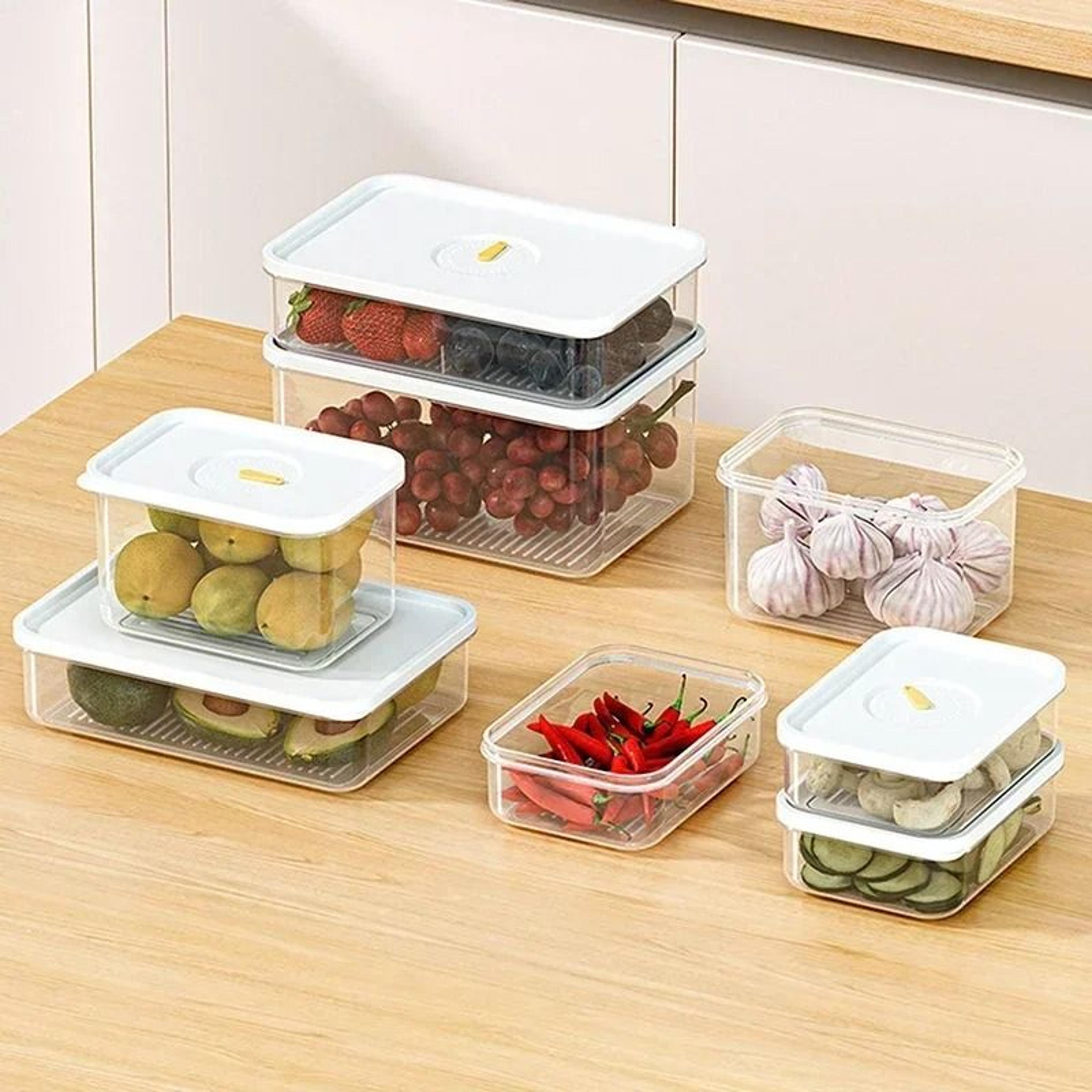 clear airtight fridge container for cheese and cold cuts