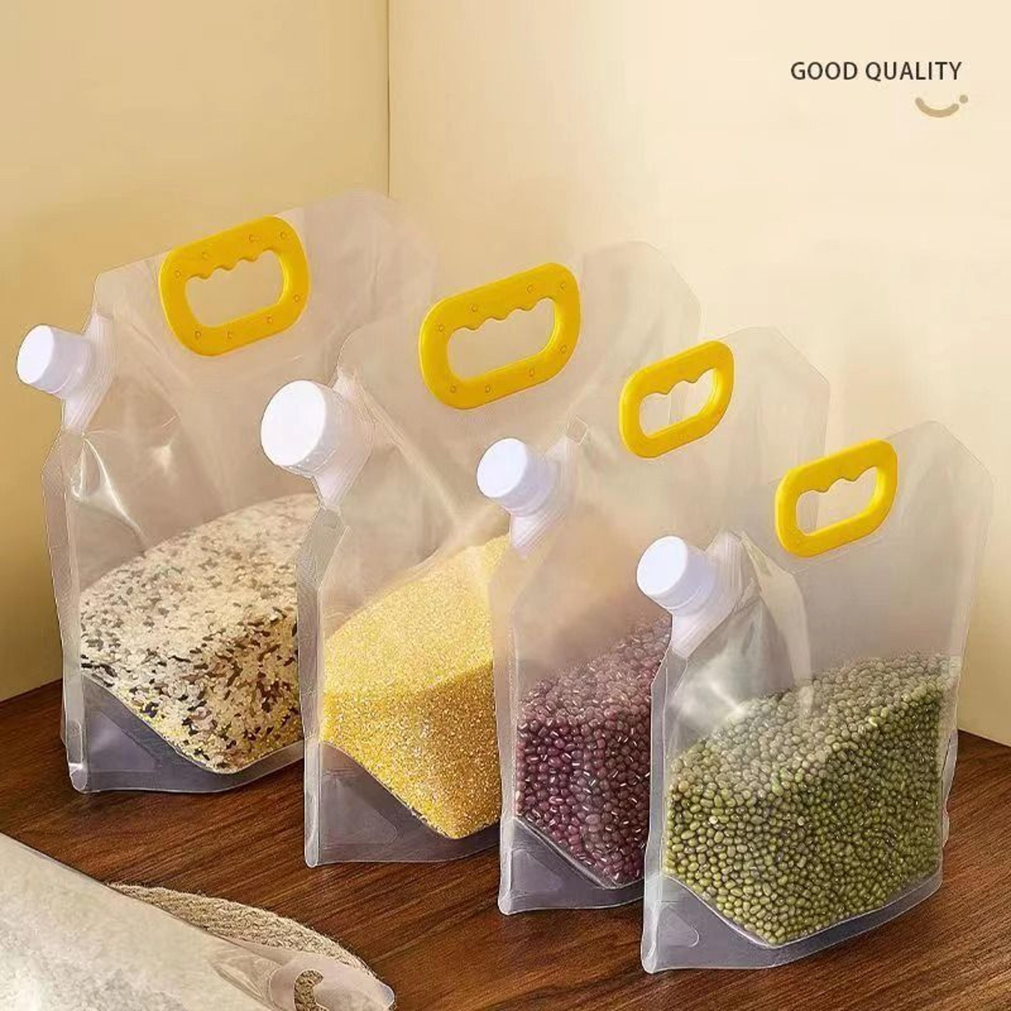 reusable grain storage bags for fresh dry food storage