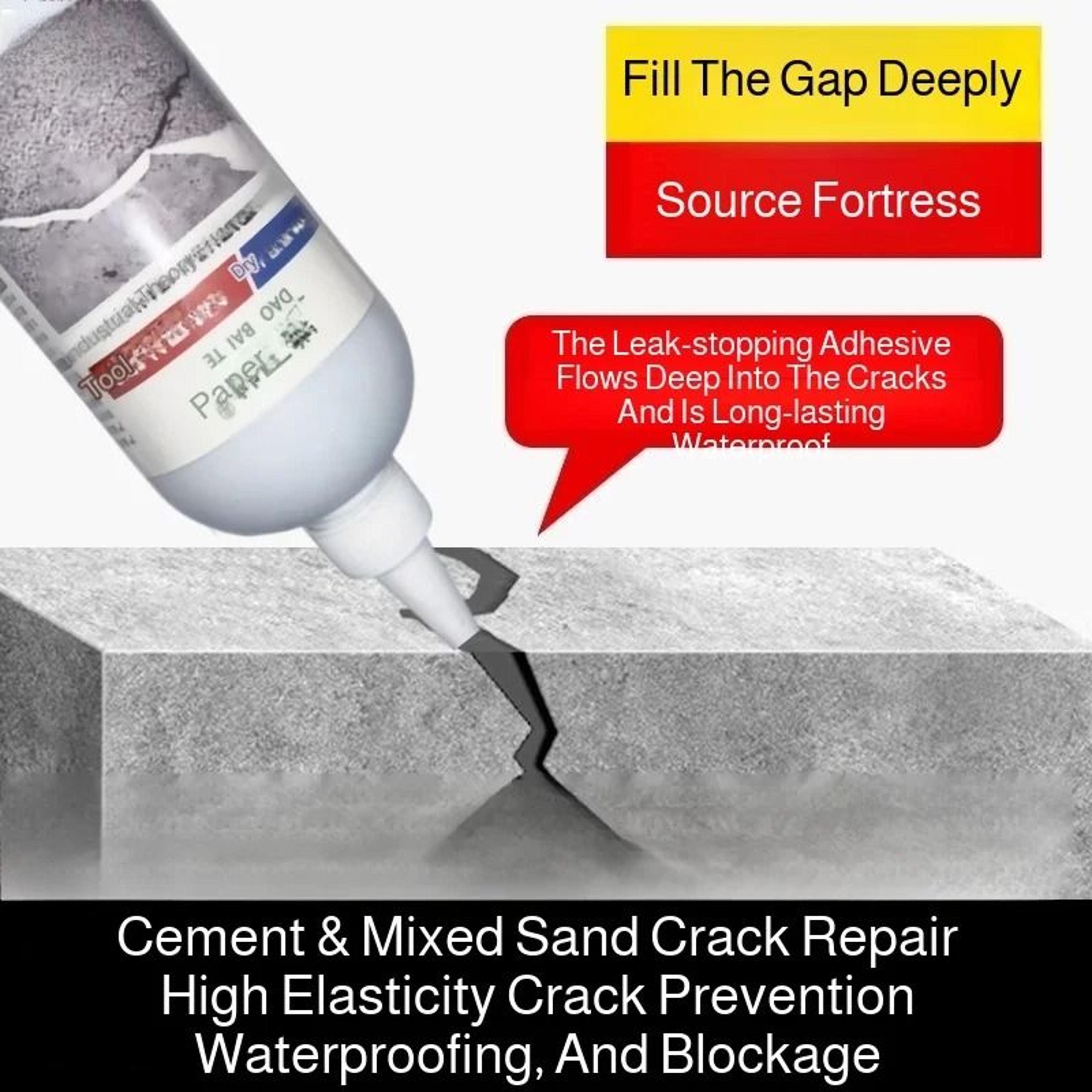 waterproof concrete crack repair glue for roof and wall sealing