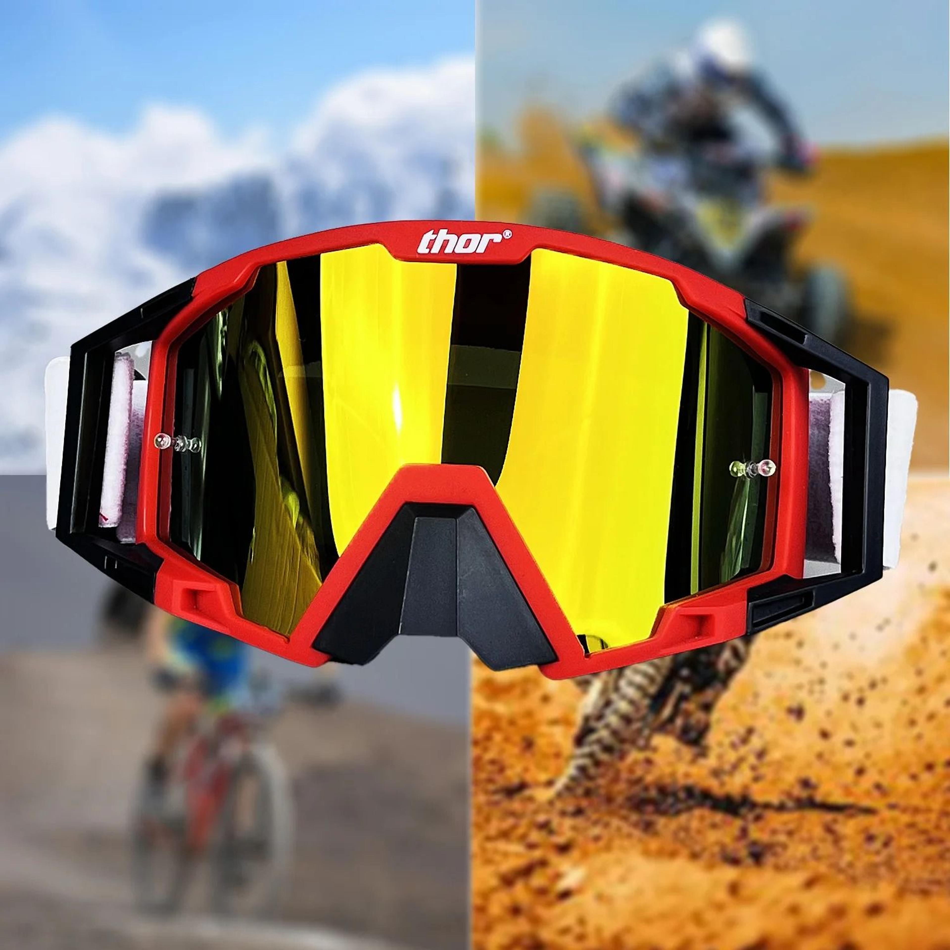 windproof motocross goggles for dirt bike and atv riding