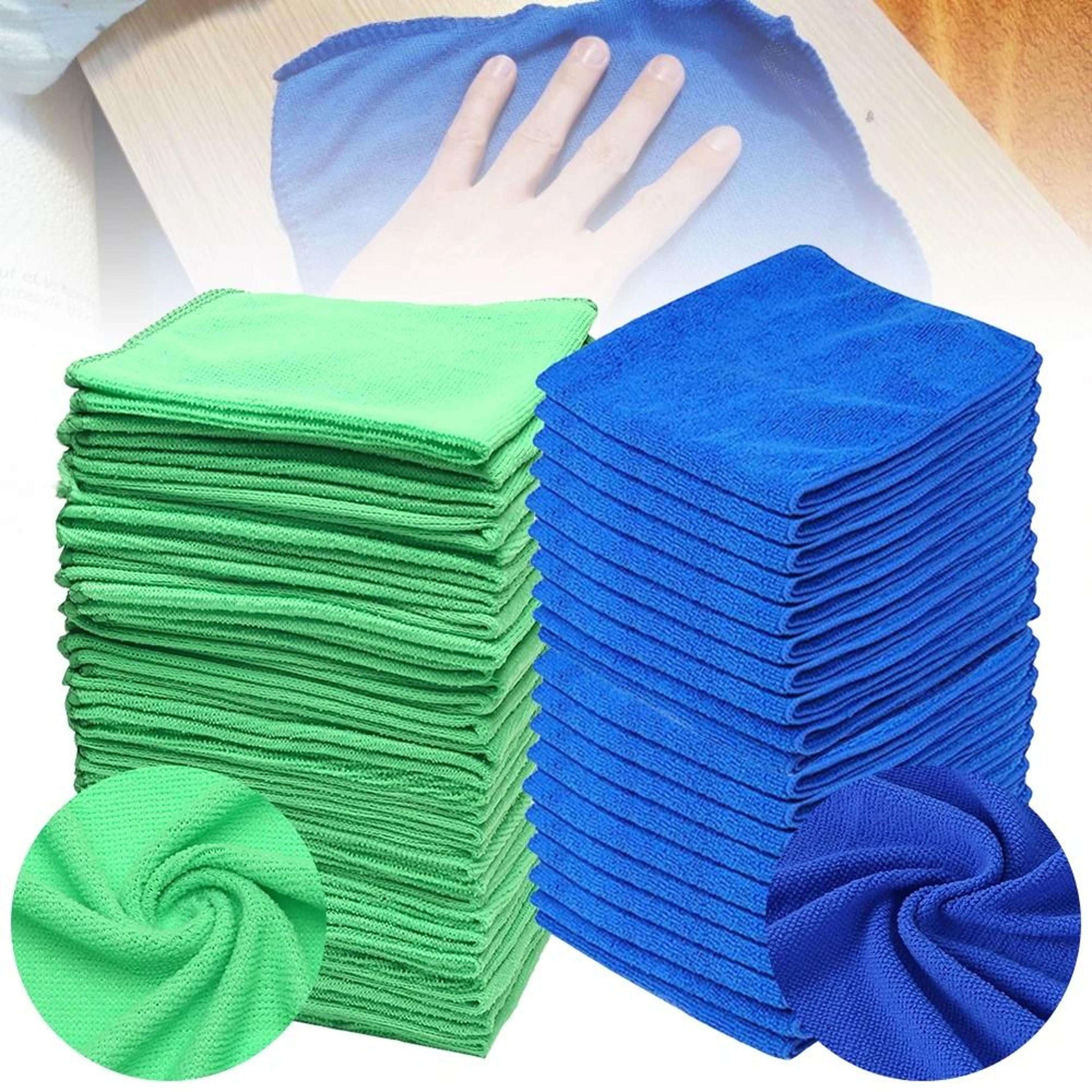 lint free microfiber cleaning cloths for car and home