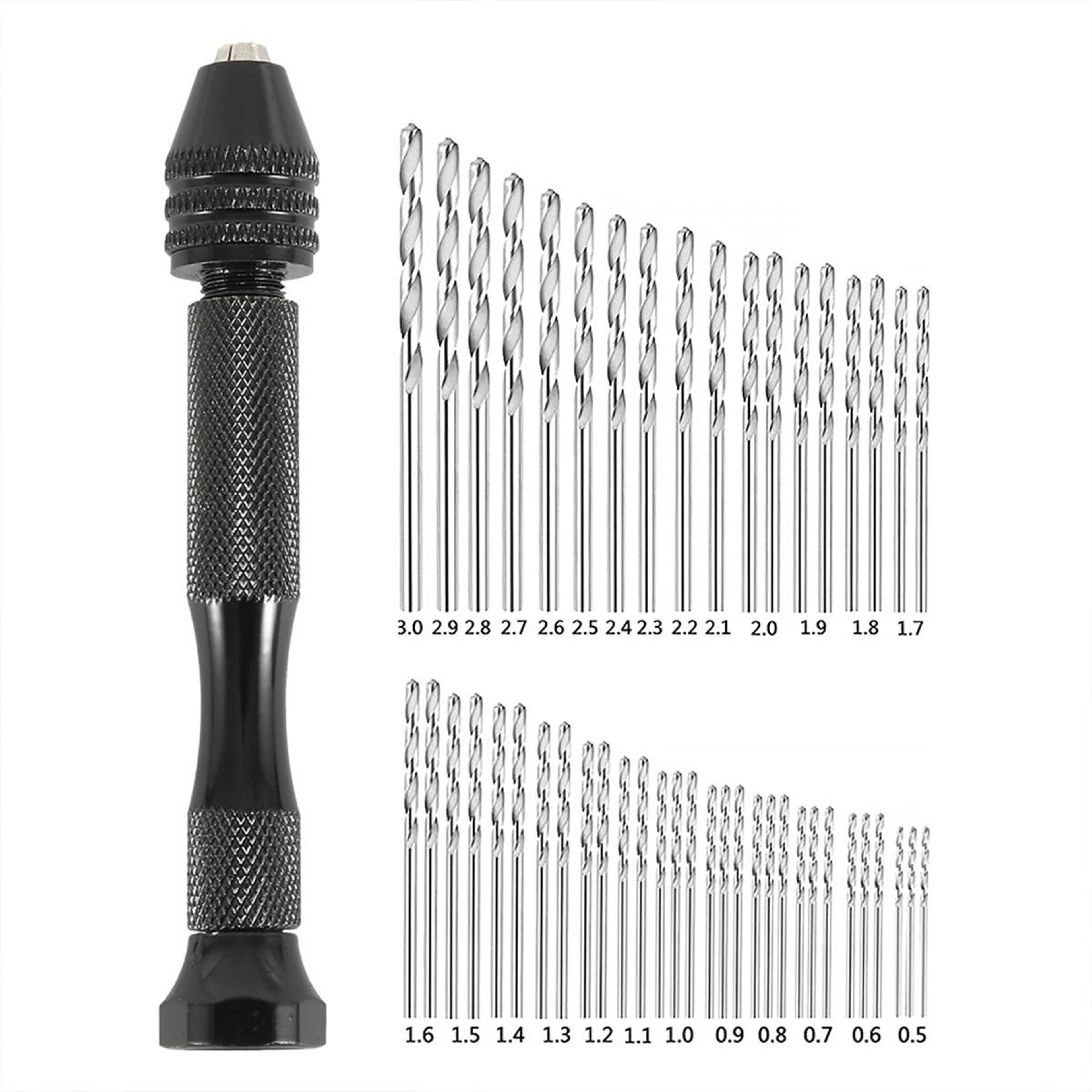 49 piece mini hand drill set for jewelry craft and woodworking