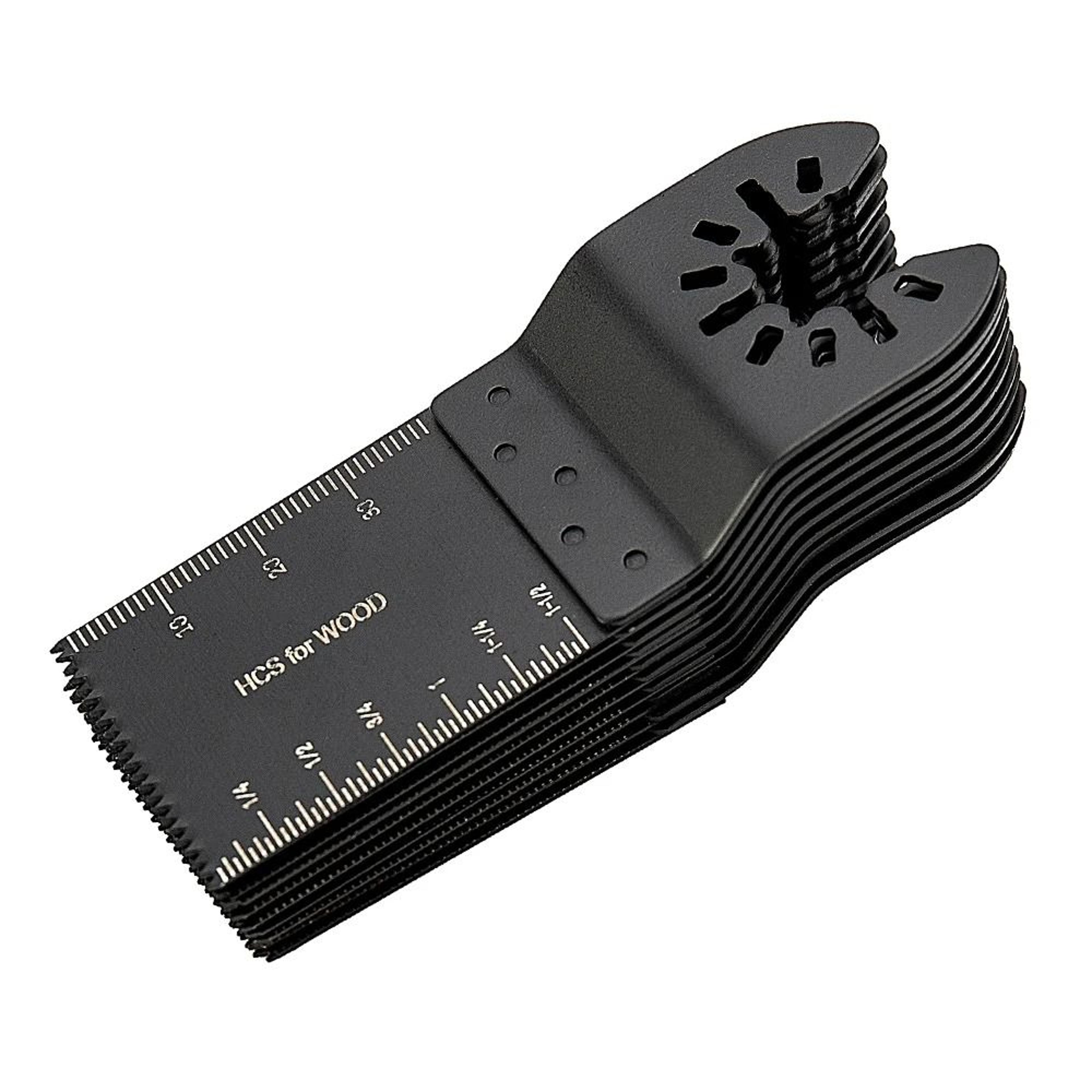 universal oscillating saw blade set for wood metal and plastic